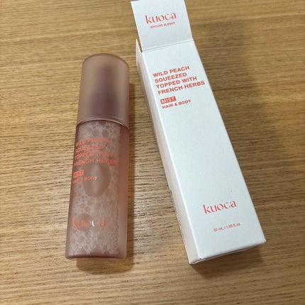 フレグランスミスト - WILD PEACH/KUOCA/ミスト状化粧水を使ったクチコミ(1枚目)