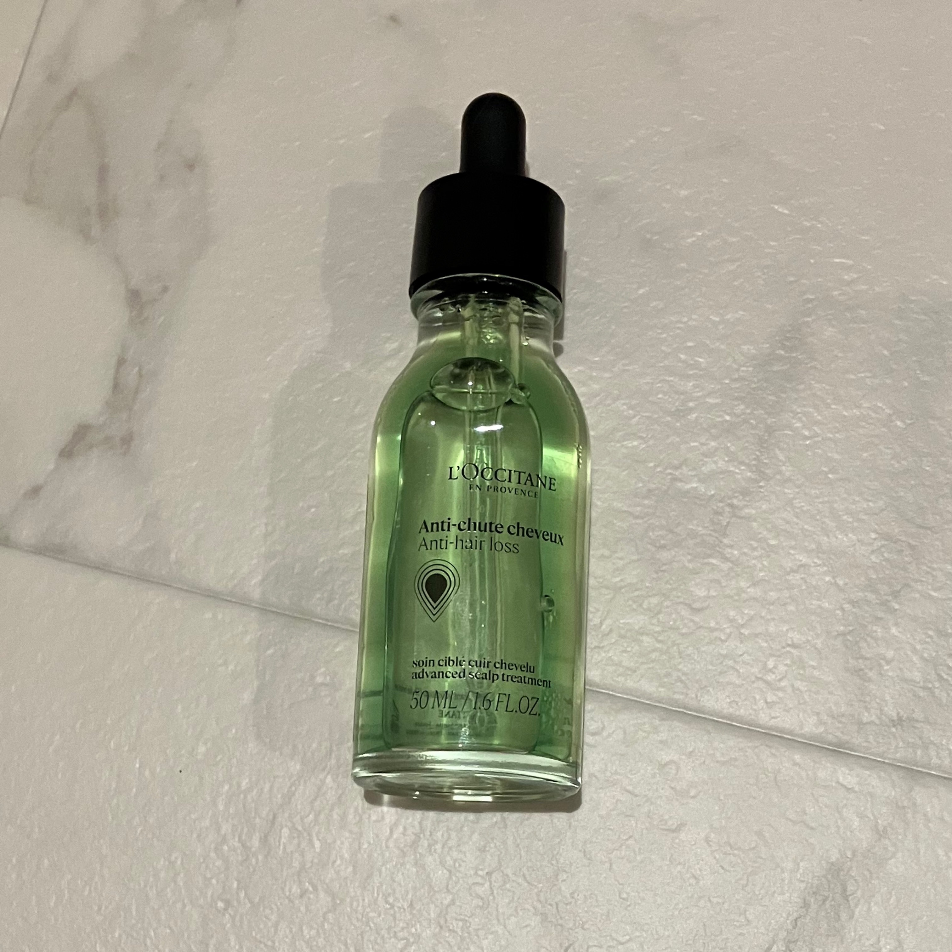 薬用 メディカル アンチヘアロスセラム/L'OCCITANE/頭皮ローションを使ったクチコミ（1枚目）