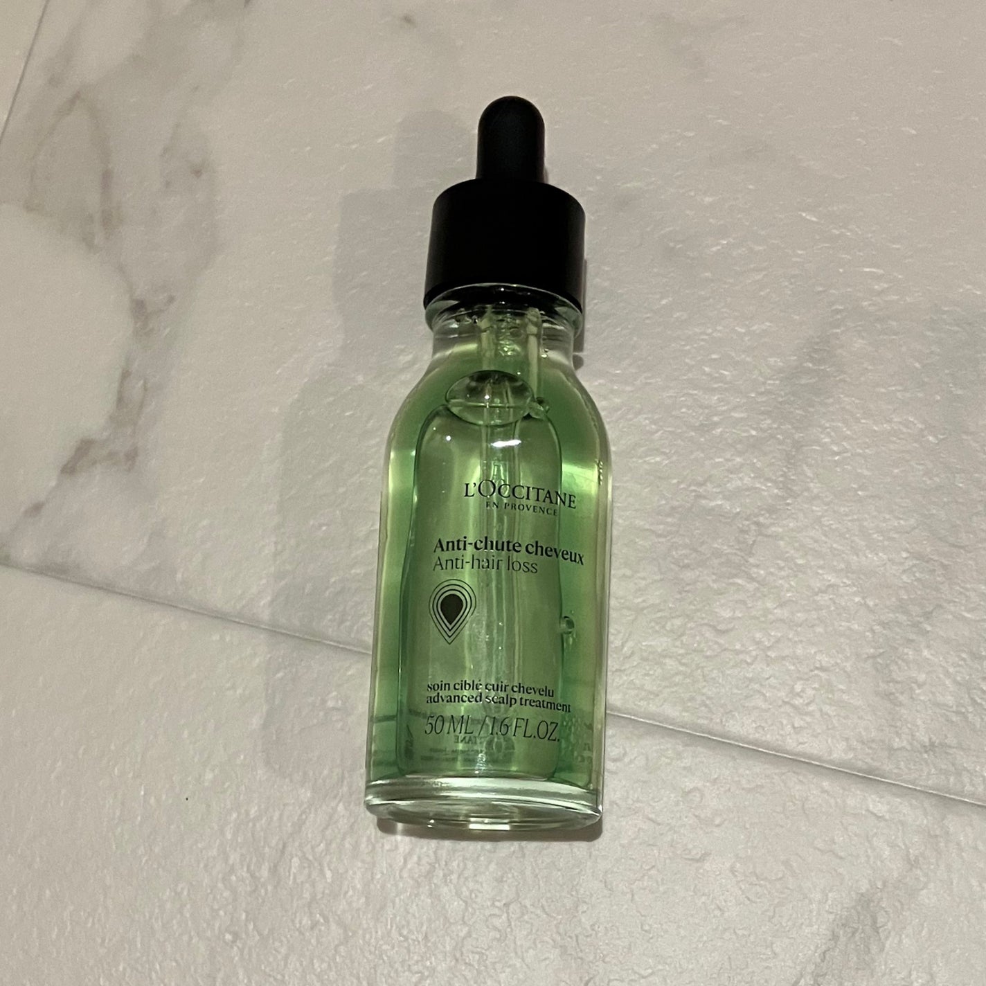 薬用 メディカル アンチヘアロスセラム/L'OCCITANE/頭皮ローションを使ったクチコミ(1枚目)