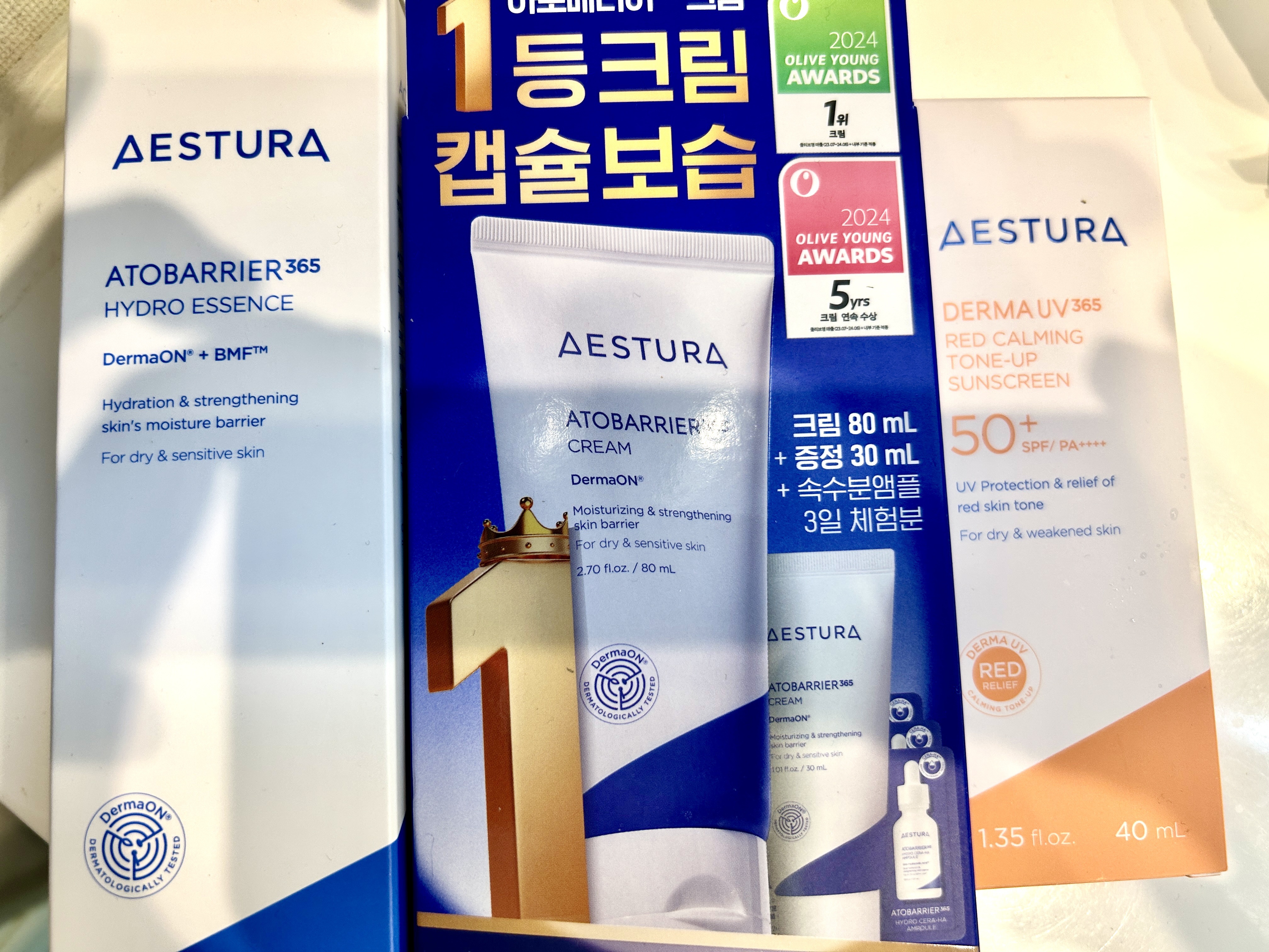 ダーマUV365 レッドカーミング トーンアップ サンスクリーン/AESTURA/日焼け止めクリームを使ったクチコミ（1枚目）