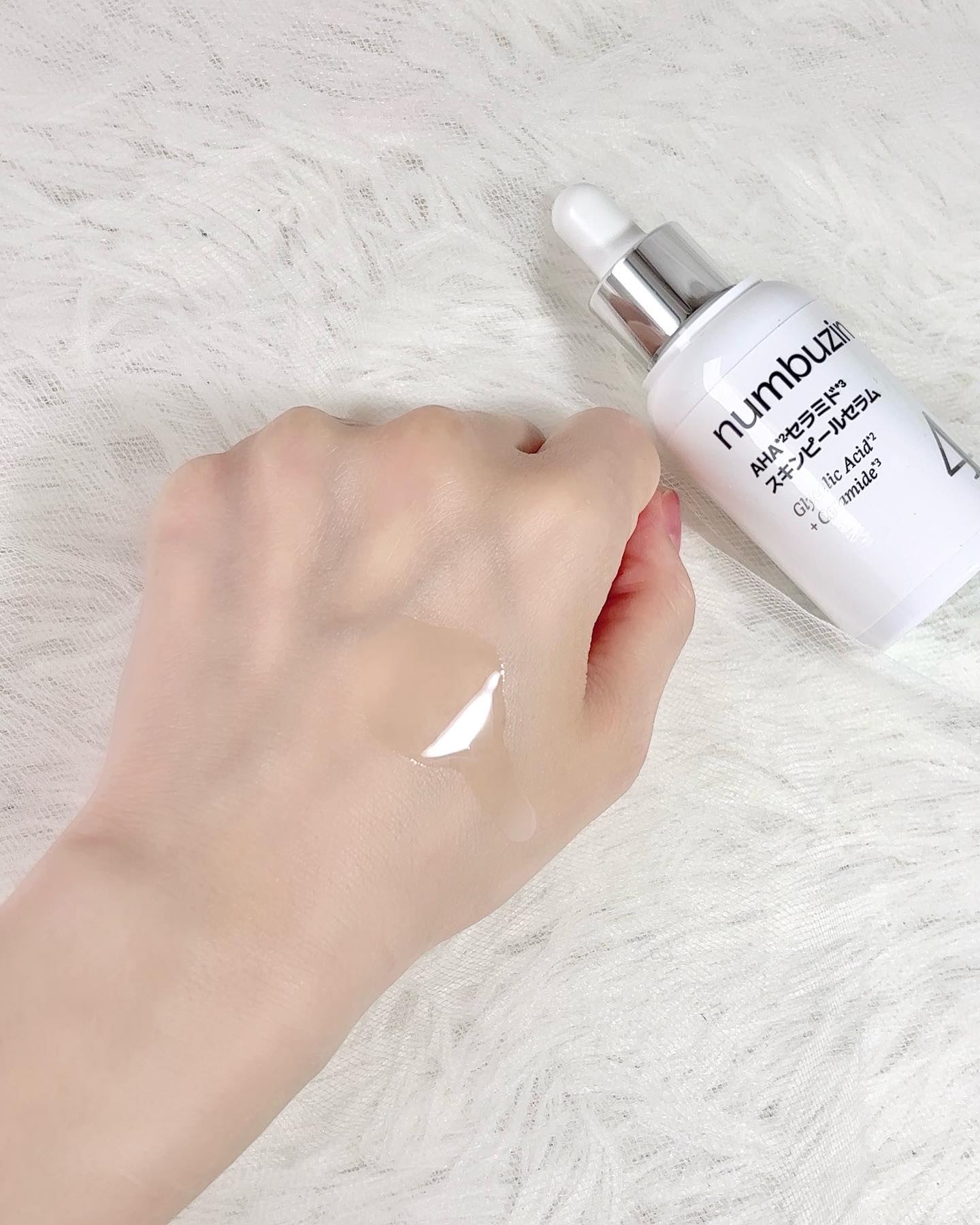 4番 AHAセラミドスキンピールセラム/numbuzin/美容液を使ったクチコミ（2枚目）