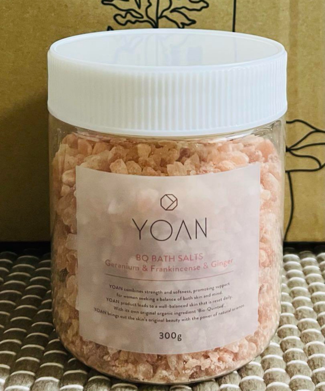 BQバスソルト ゼラニウム&フランキンセンス&ジンジャーの香り/YOAN/無機塩系入浴剤を使ったクチコミ（1枚目）