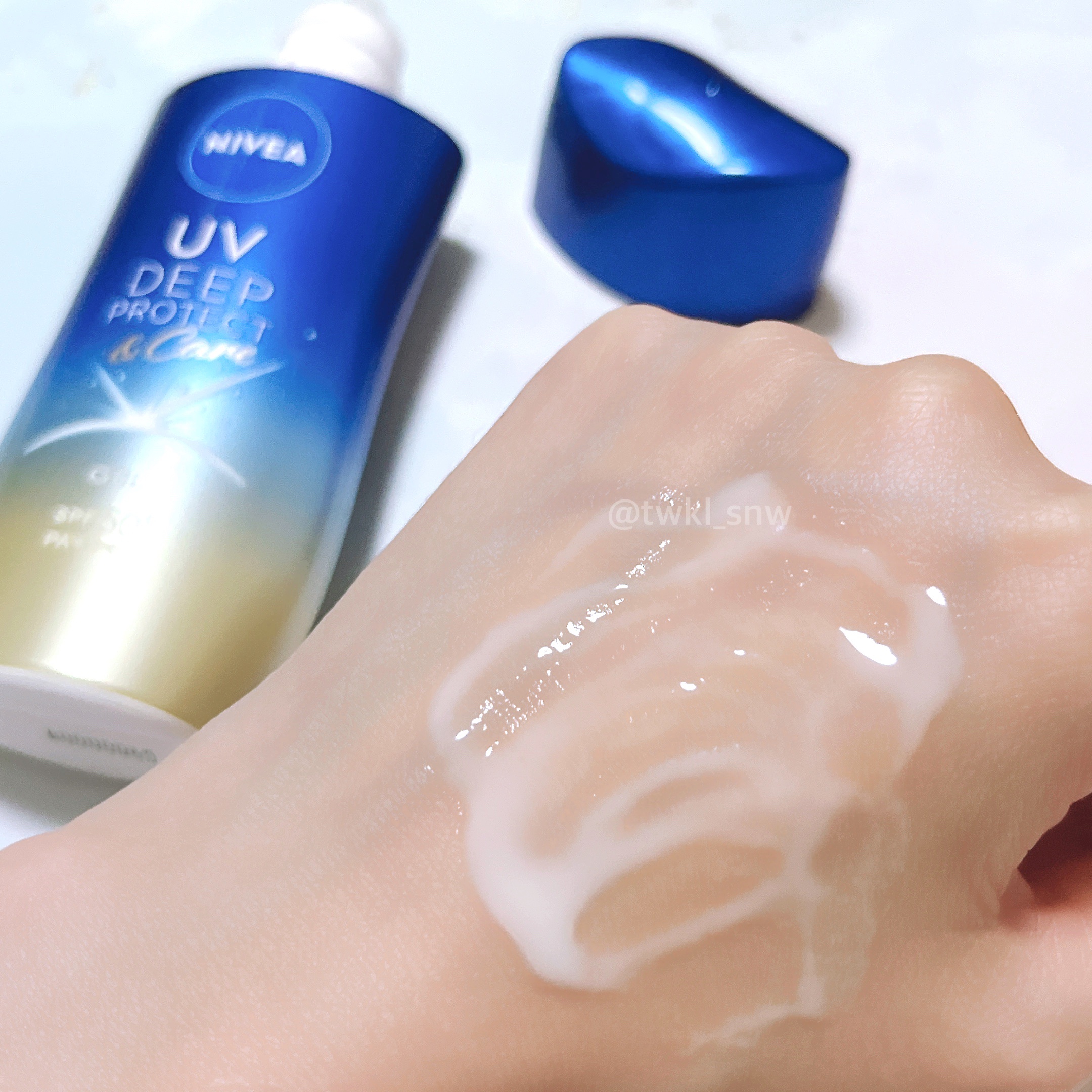 ニベアUV ディープ プロテクト＆ケア ジェル/ニベア/日焼け止めジェルを使ったクチコミ（3枚目）