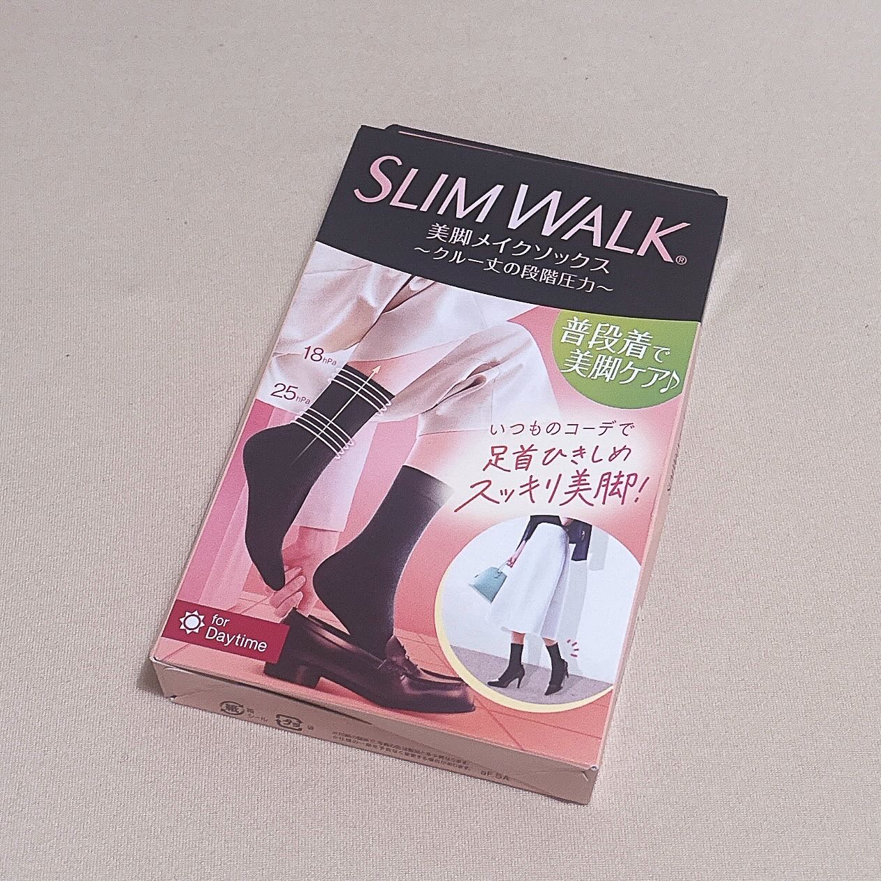 スリムウォーク 美脚ハイソックス/SLIMWALK/着圧ソックス・レギンスを使ったクチコミ（1枚目）