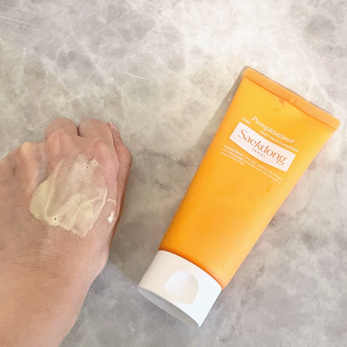PUMPKINTINOL パッククレンザー/Saekdong SEOUL/洗顔フォームを使ったクチコミ(4枚目)