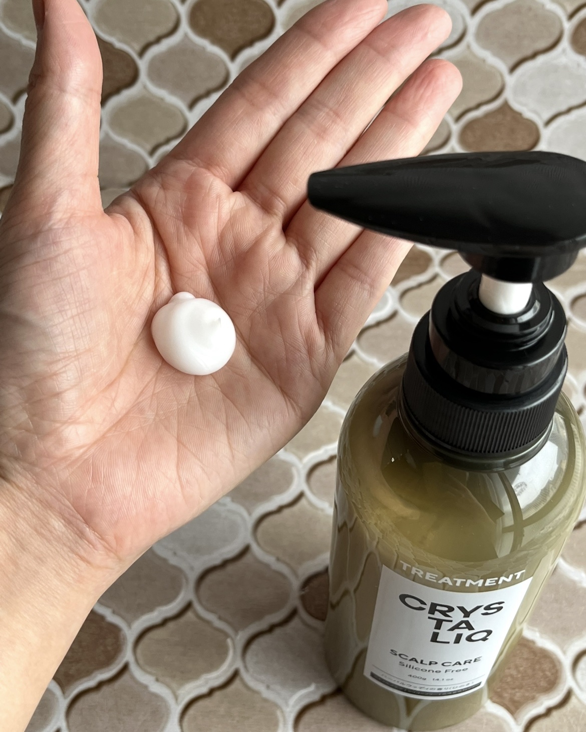 CRYSTALIQ スキャルプケア シャンプー/トリートメント/Crystaliq /市販シャンプーを使ったクチコミ（3枚目）