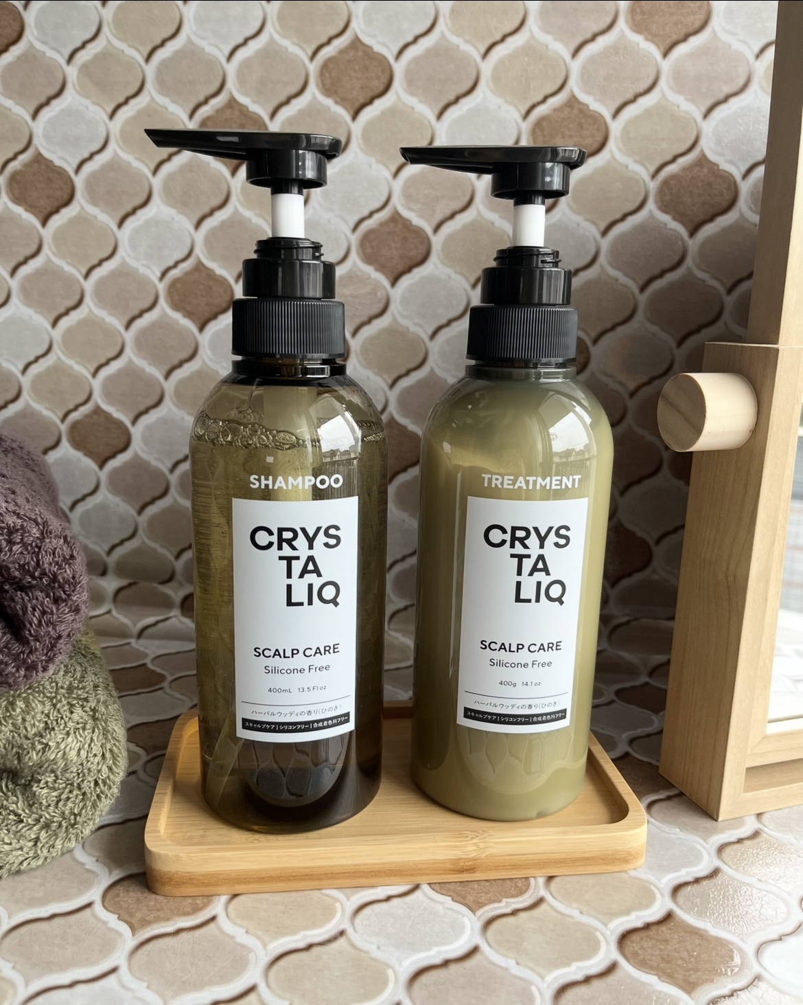 CRYSTALIQ スキャルプケア シャンプー/トリートメント/Crystaliq /市販シャンプーを使ったクチコミ（1枚目）