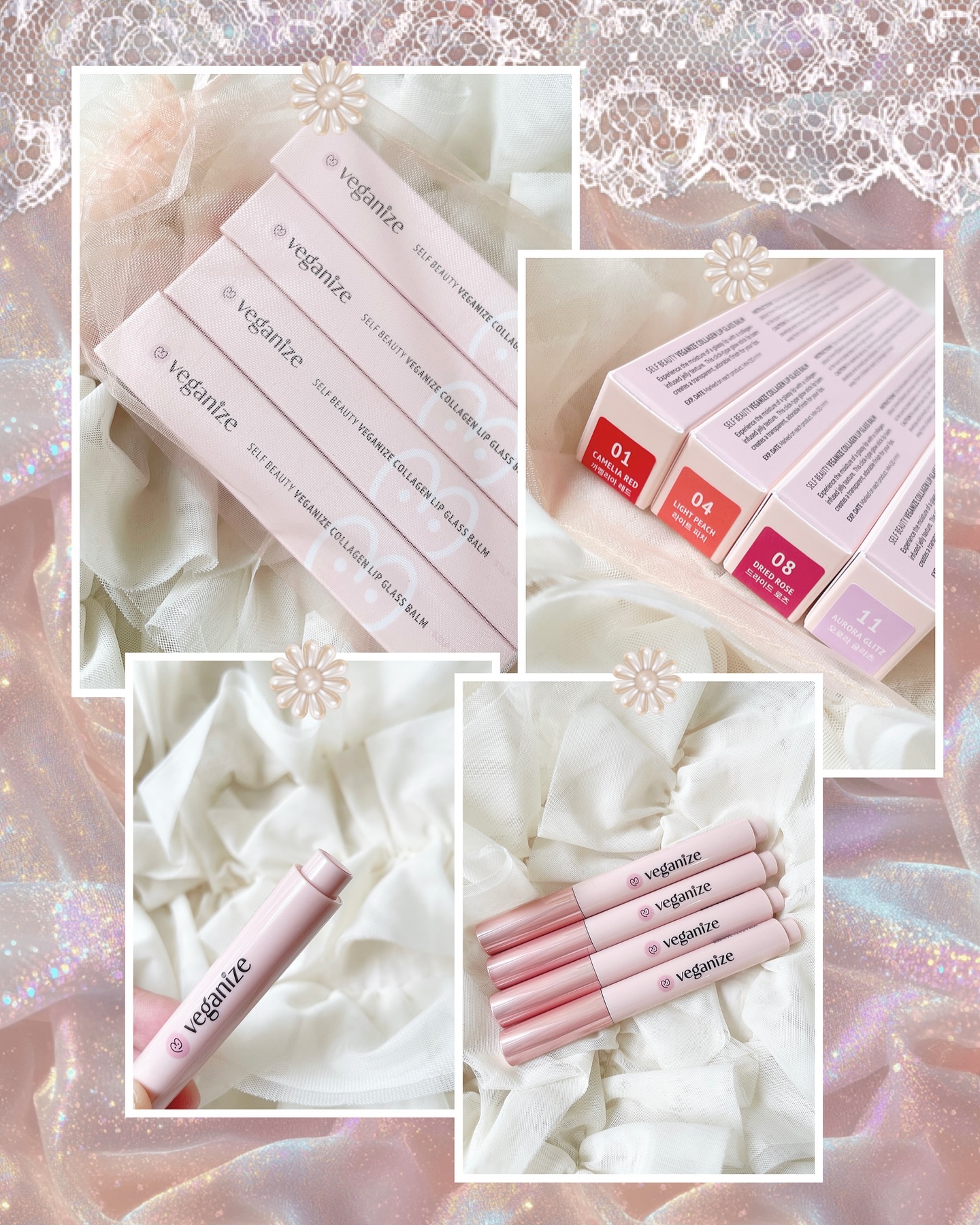 ヴィーガナイズコラーゲンリップガラスバーム/Veganize/リップグロスを使ったクチコミ（2枚目）