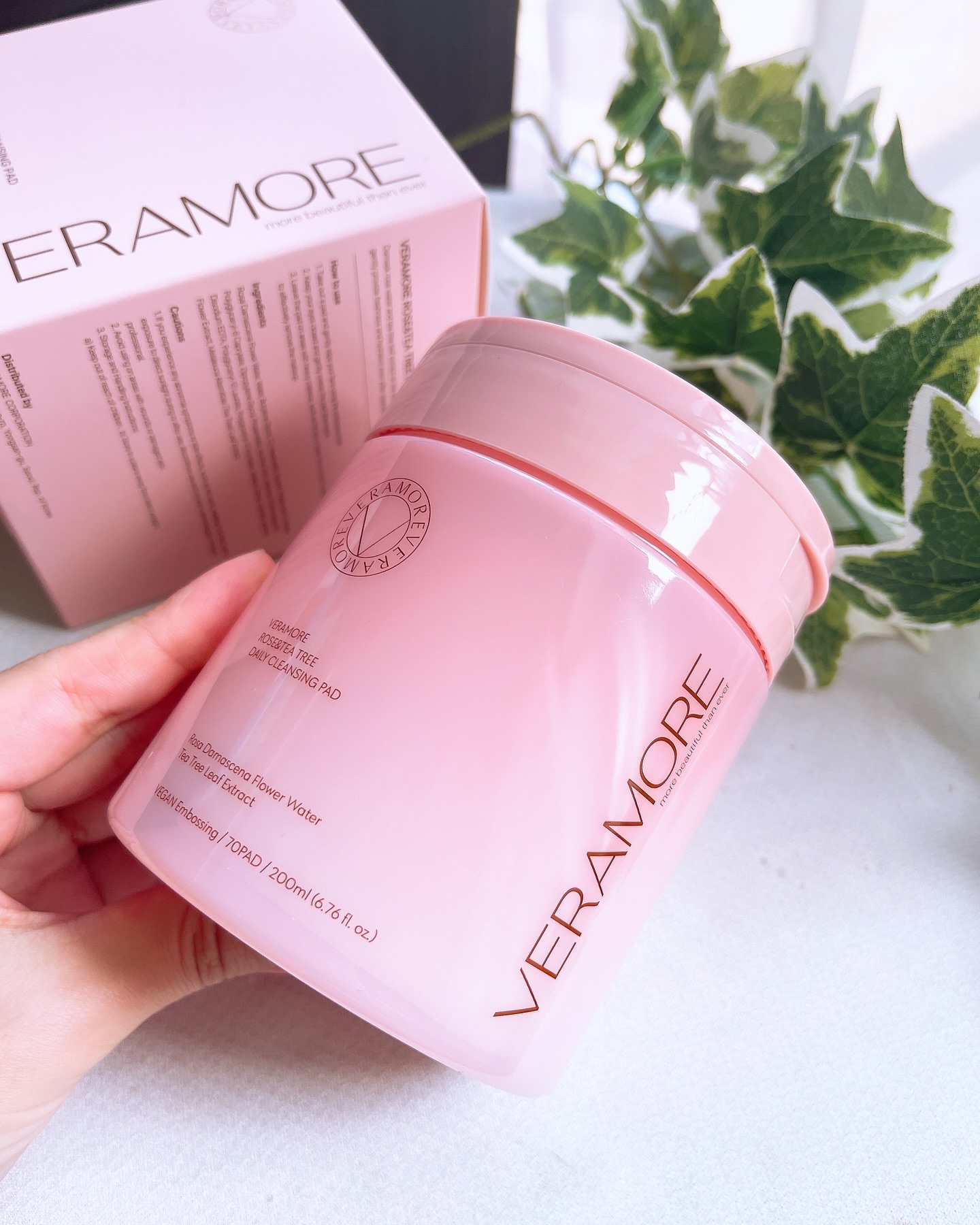 ローズ＆ティーツリークレンジングパッド/VERAMORE/クレンジングシートを使ったクチコミ（2枚目）