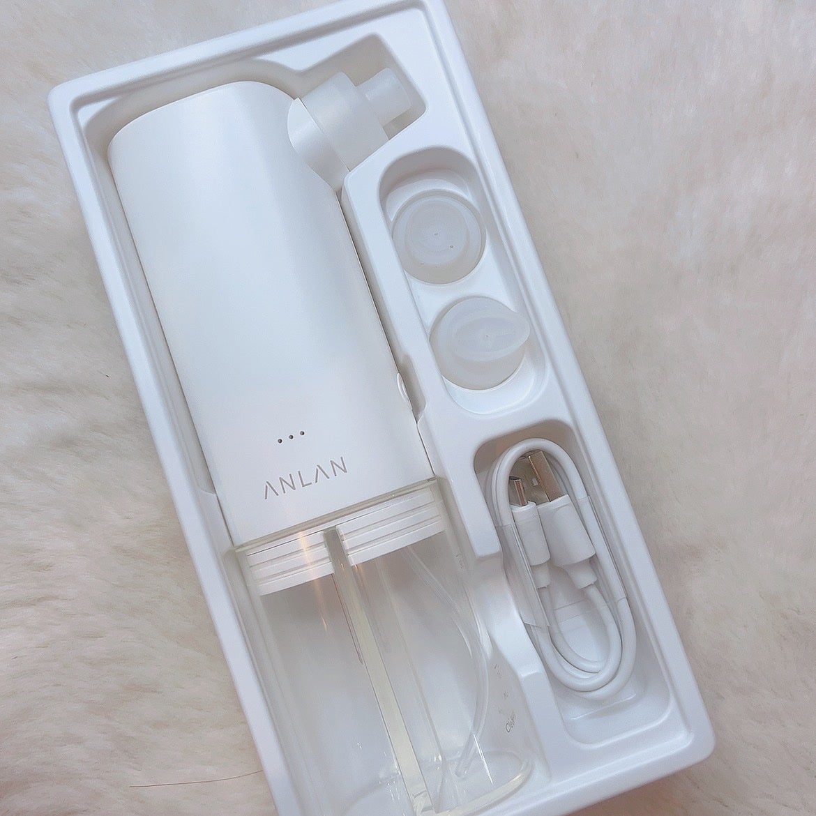 カンナ 🌸 on LIPS 「おうちで毛穴吸引/ANLAN毛穴吸引器👃水流式吸引✖️真空吸引..」(3枚目)