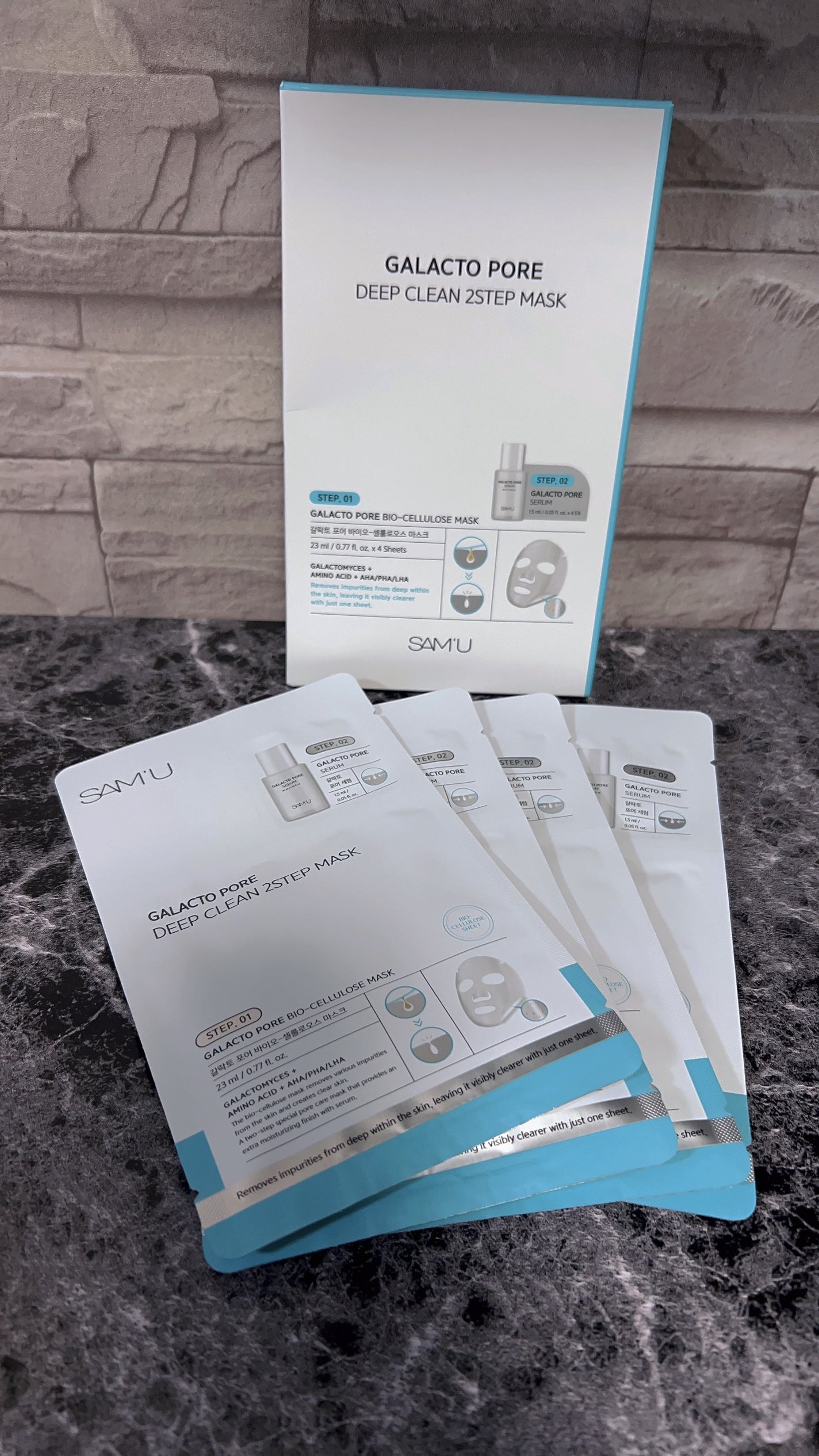サミュ ガラクトポア ディープクリーン 2ステップマスク/SAM'U/シートマスク・パックを使ったクチコミ(3枚目)