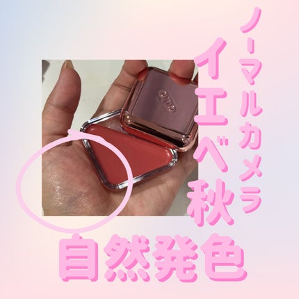 エッセンシャル リップチーク タップ/CLIO/ジェル・クリームチークを使ったクチコミ(2枚目)