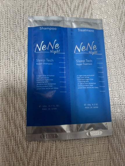 スリープテック リペア シャンプー/ヘアトリートメント/NeNe Night/市販シャンプーを使ったクチコミ(2枚目)