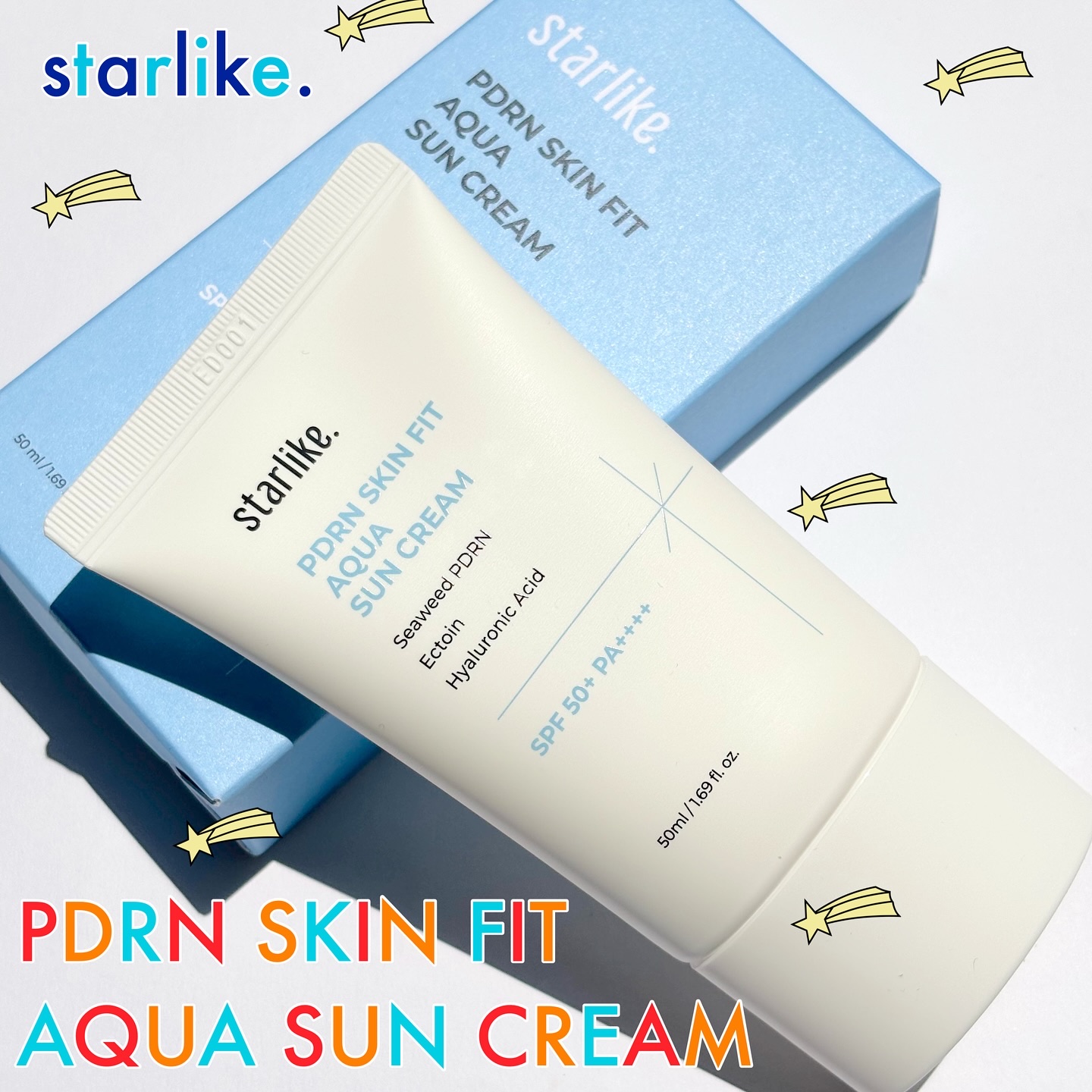 PDRNスキンフィットアクア 日焼け止め/STARLIKE/日焼け止めクリームを使ったクチコミ（1枚目）