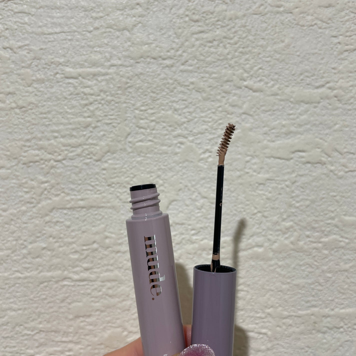 インスパイアスキニーブロウカラ/mude/眉マスカラを使ったクチコミ(2枚目)