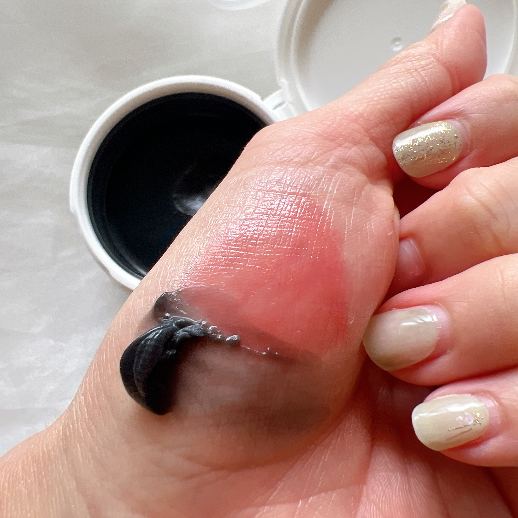 スムースクレンジングバーム ディープブラック GL+/PERFECT ONE  FOCUS/クレンジングバームを使ったクチコミ（3枚目）