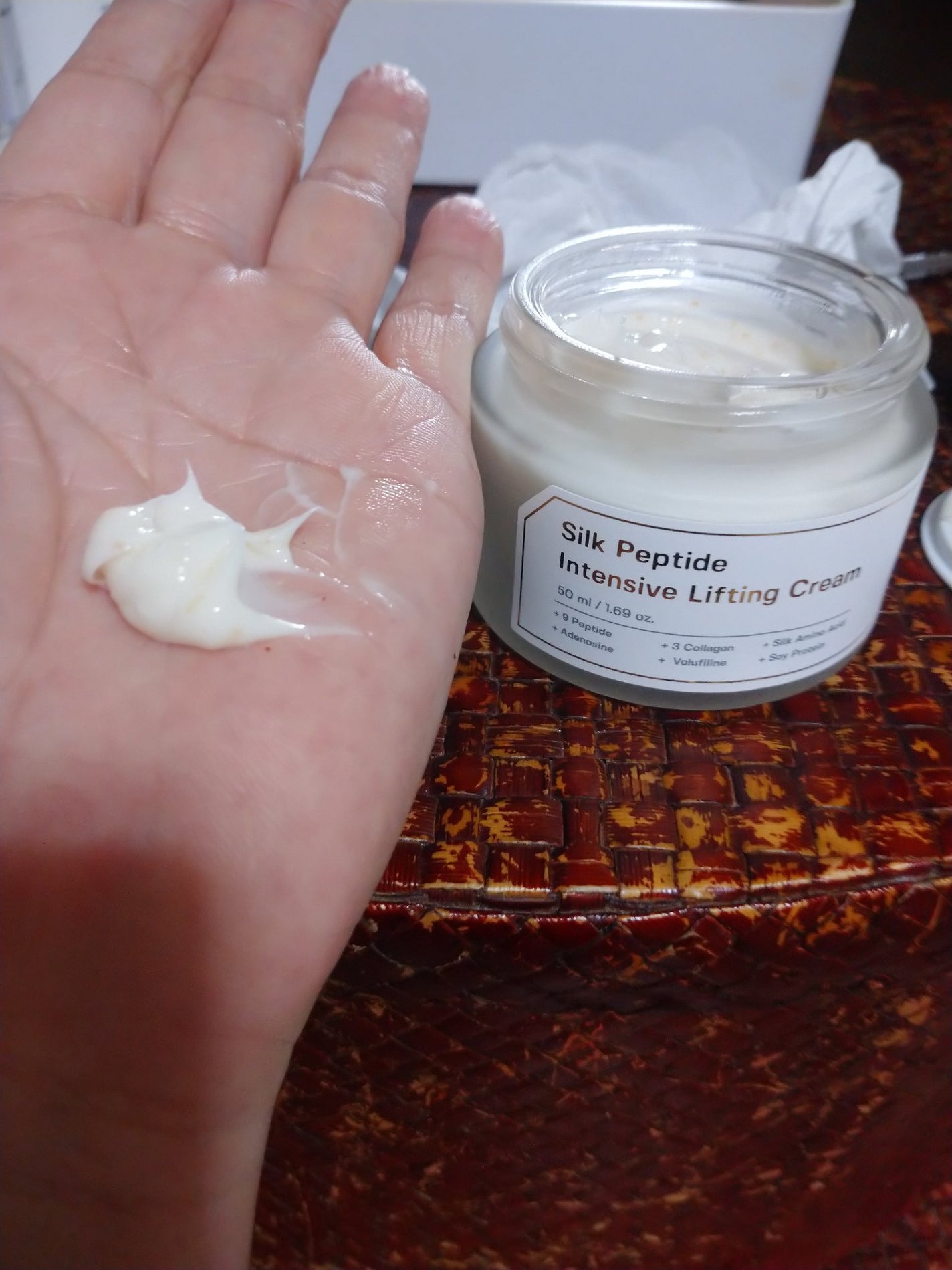 シルクペプチドインテンシブリフティングクリーム/SUNGBOON EDITOR(成分エディター)/フェイスクリームを使ったクチコミ(2枚目)