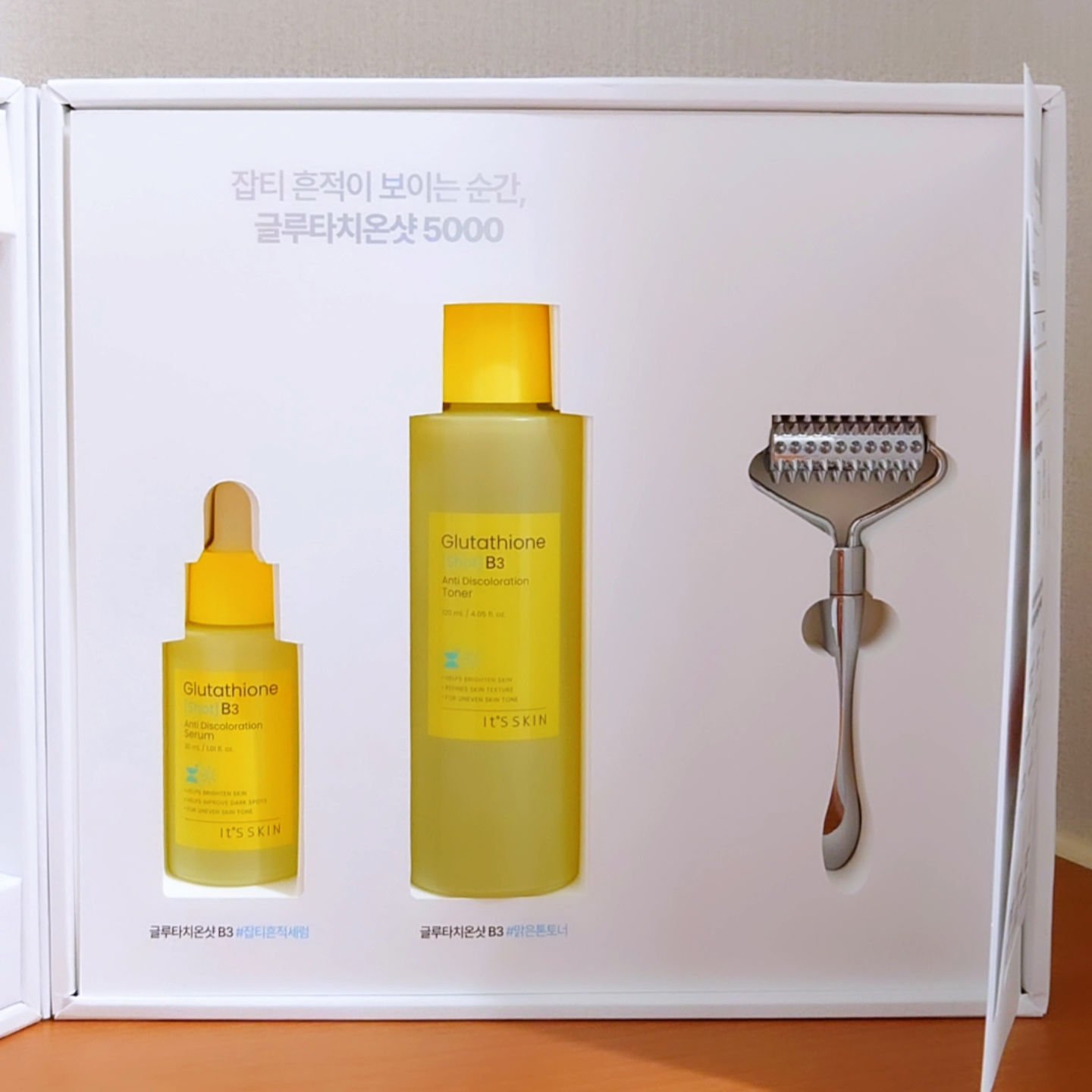 グルタチオンショットB3シミ跡セラム/It's skin/美容液を使ったクチコミ（3枚目）