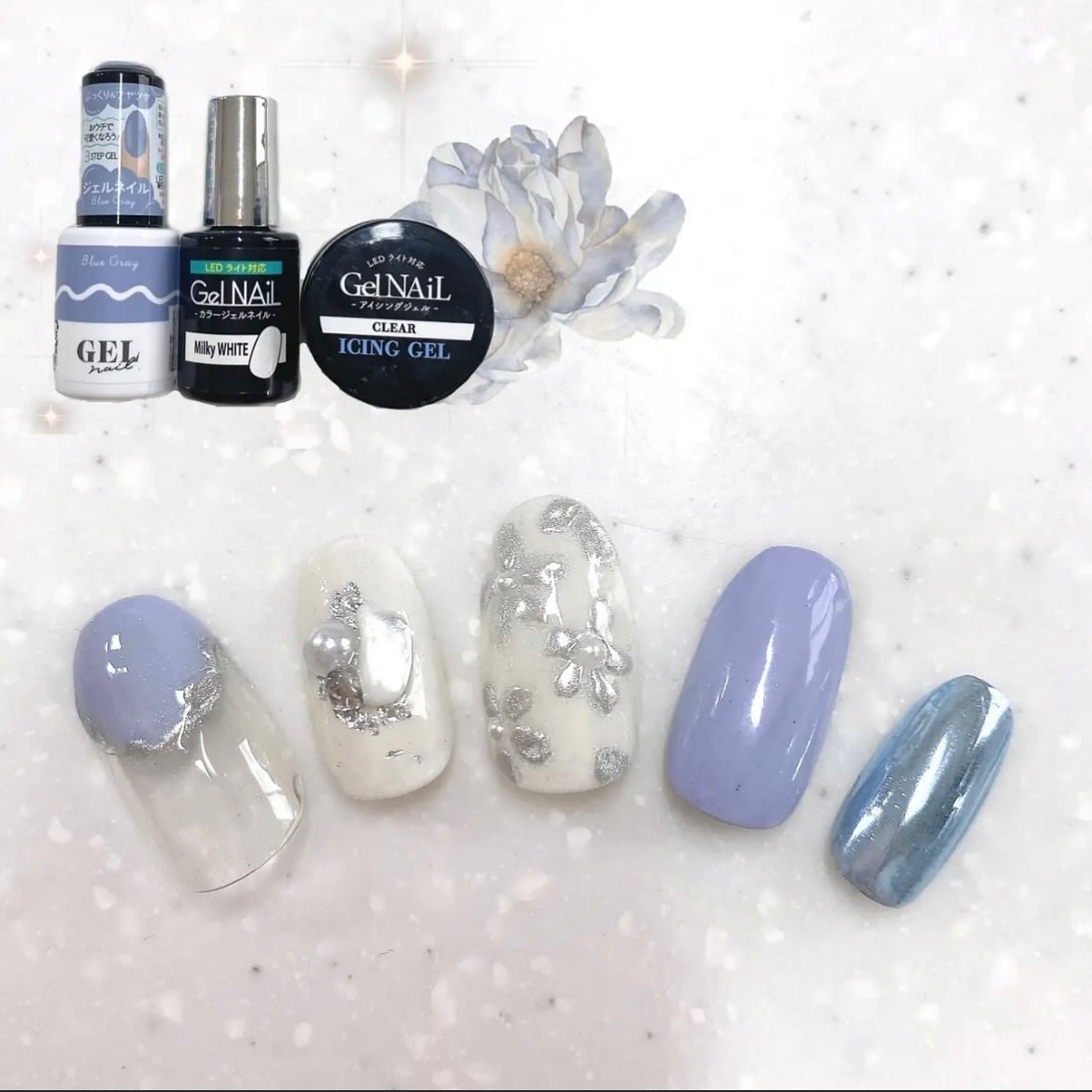 ジェルネイル(ライト対応)/セリア/ジェルネイルを使ったクチコミ(1枚目)