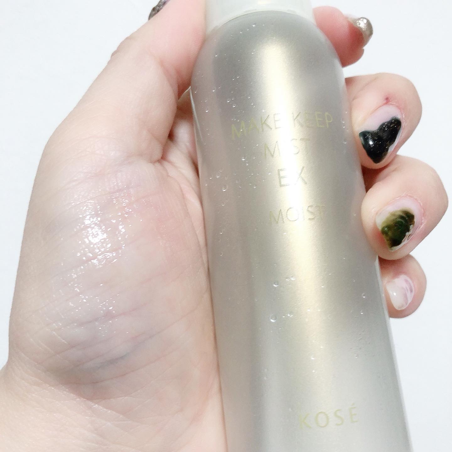 メイク キープ ミスト EX + モイスト TEA/コーセーコスメニエンス/フィックスミストを使ったクチコミ（2枚目）