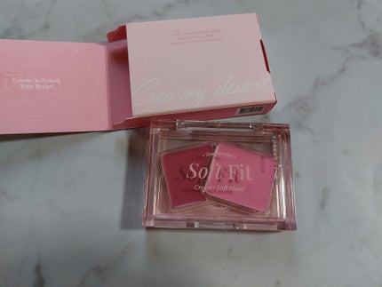 Soft Fitting Cream Blusher/フォレンコス/ジェル・クリームチークを使ったクチコミ(5枚目)