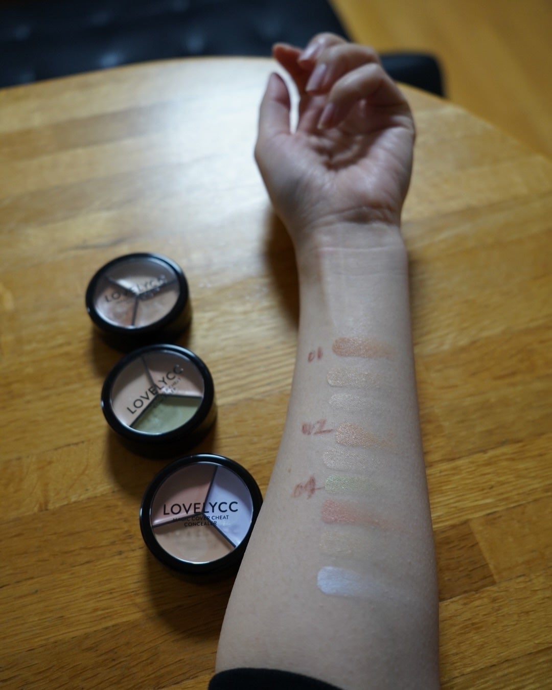 lovelycc マジックカバーチートコンシーラー/LOVELYCC/パレットコンシーラーを使ったクチコミ(5枚目)