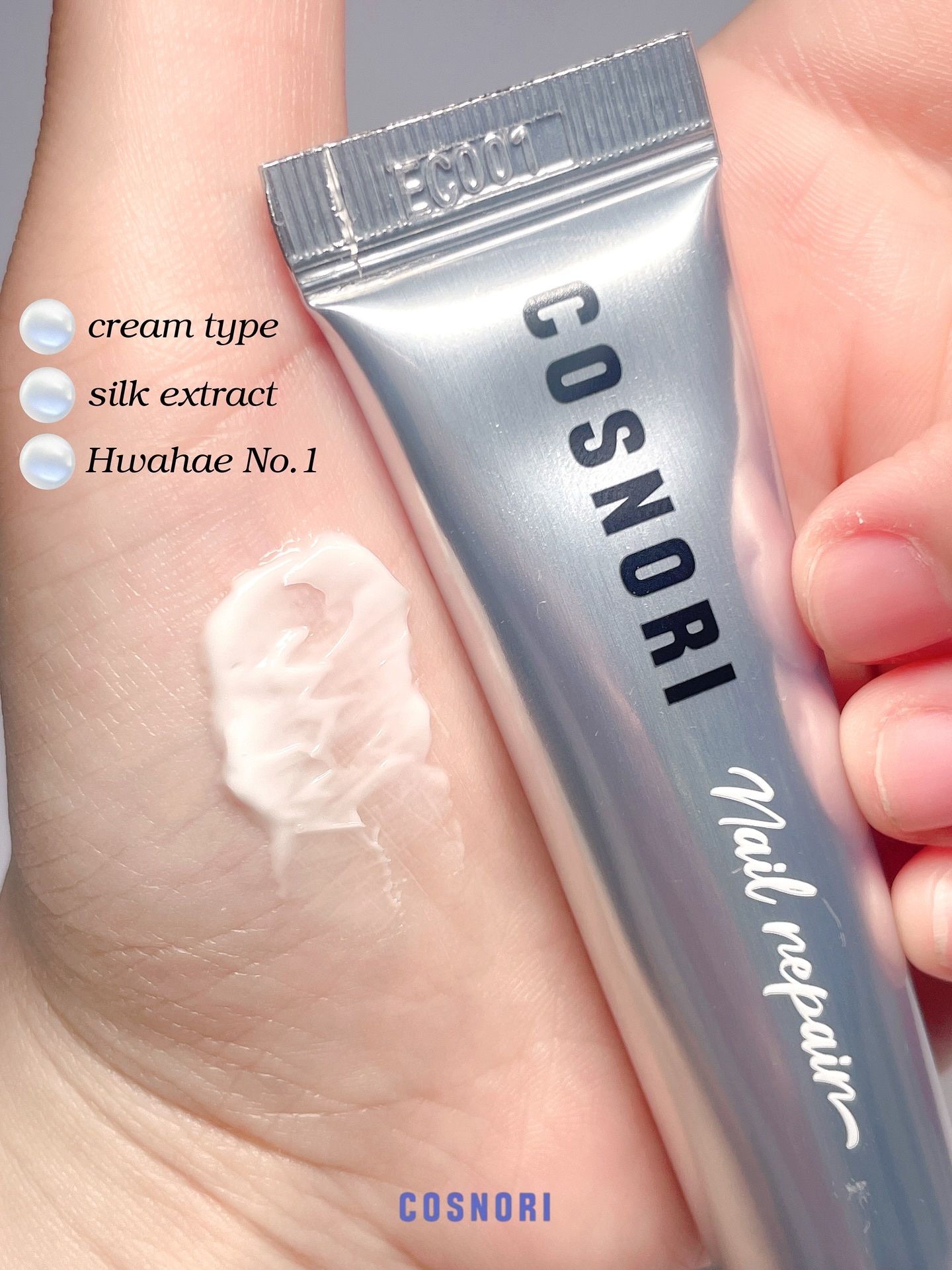 シルクリペアネイルクリーム/COSNORI/ネイルオイル・トリートメントを使ったクチコミ（3枚目）