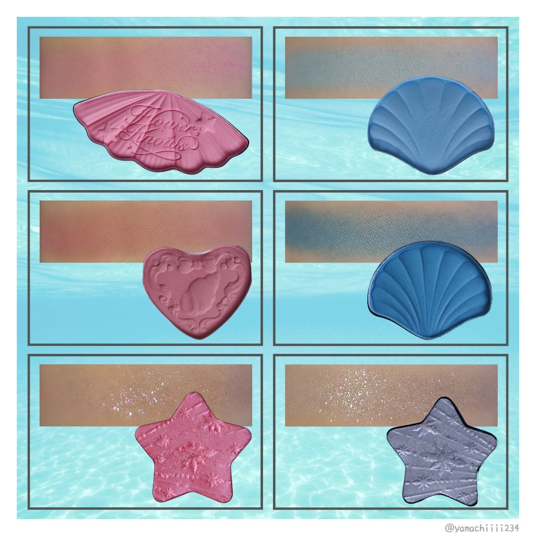 シェルズジュエルコレクション 6色アイシャドウパレット/FlowerKnows/アイシャドウパレットを使ったクチコミ(3枚目)