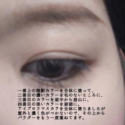 フラッフデザイン アイブロウカラー/Visée/眉マスカラを使ったクチコミ(4枚目)
