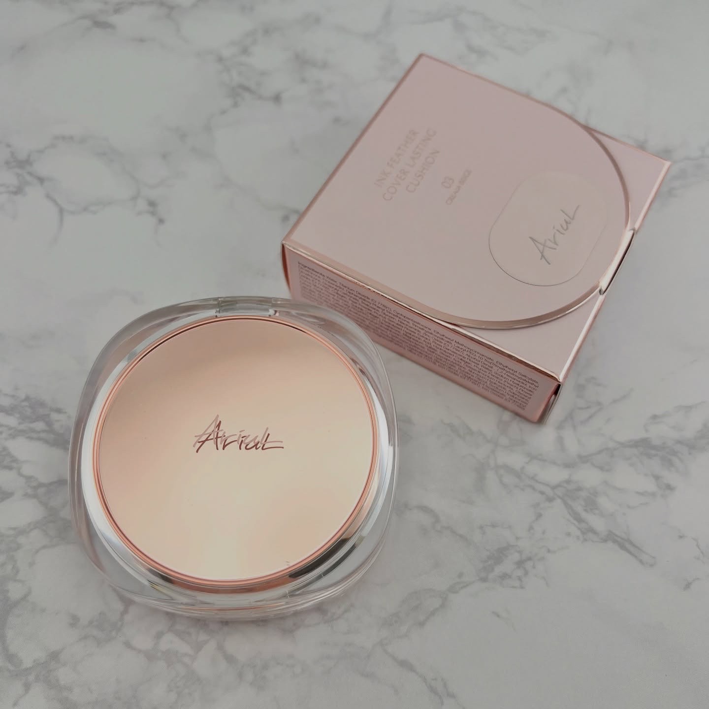 アリウル インクフェザーカバーラスティングクッション/Ariul/クッションファンデーションを使ったクチコミ（1枚目）