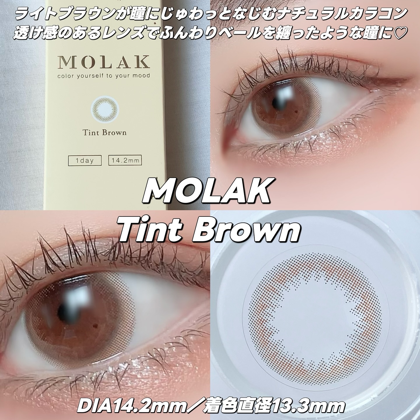 MOLAK 1day/MOLAK/ワンデー（１DAY）カラコンを使ったクチコミ（2枚目）