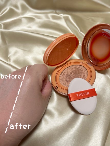 マスクフィット エーアイフィルタークッション/TIRTIR(ティルティル)/クッションファンデーションを使ったクチコミ(4枚目)