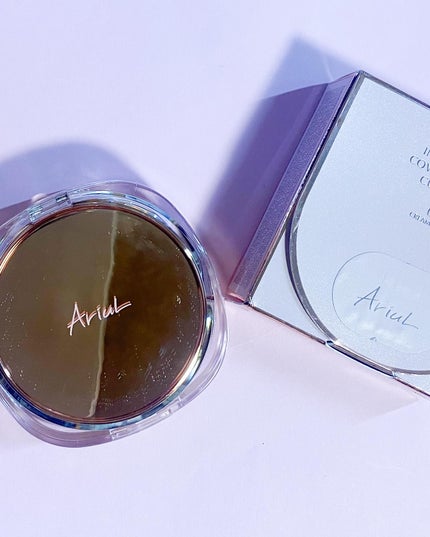 アリウル インクフェザーカバーラスティングクッション/Ariul/クッションファンデーションを使ったクチコミ(5枚目)