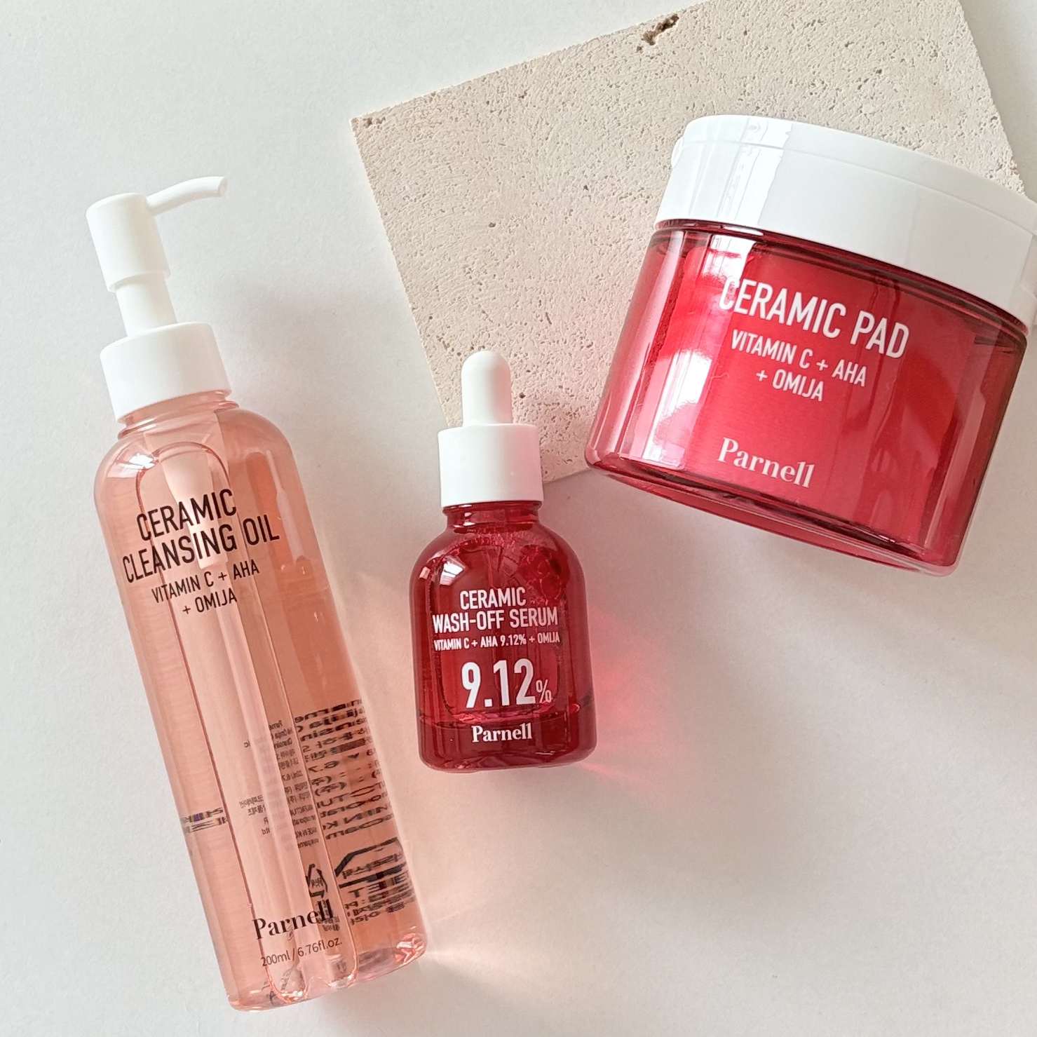 AHA オミジャ 陶器肌 パッド/parnell/トナーパッドを使ったクチコミ（1枚目）