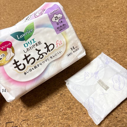 ロリエ もちふわ fit 30cm羽つき 9コ入 (医薬部外品 )/ロリエ/ナプキンを使ったクチコミ(2枚目)