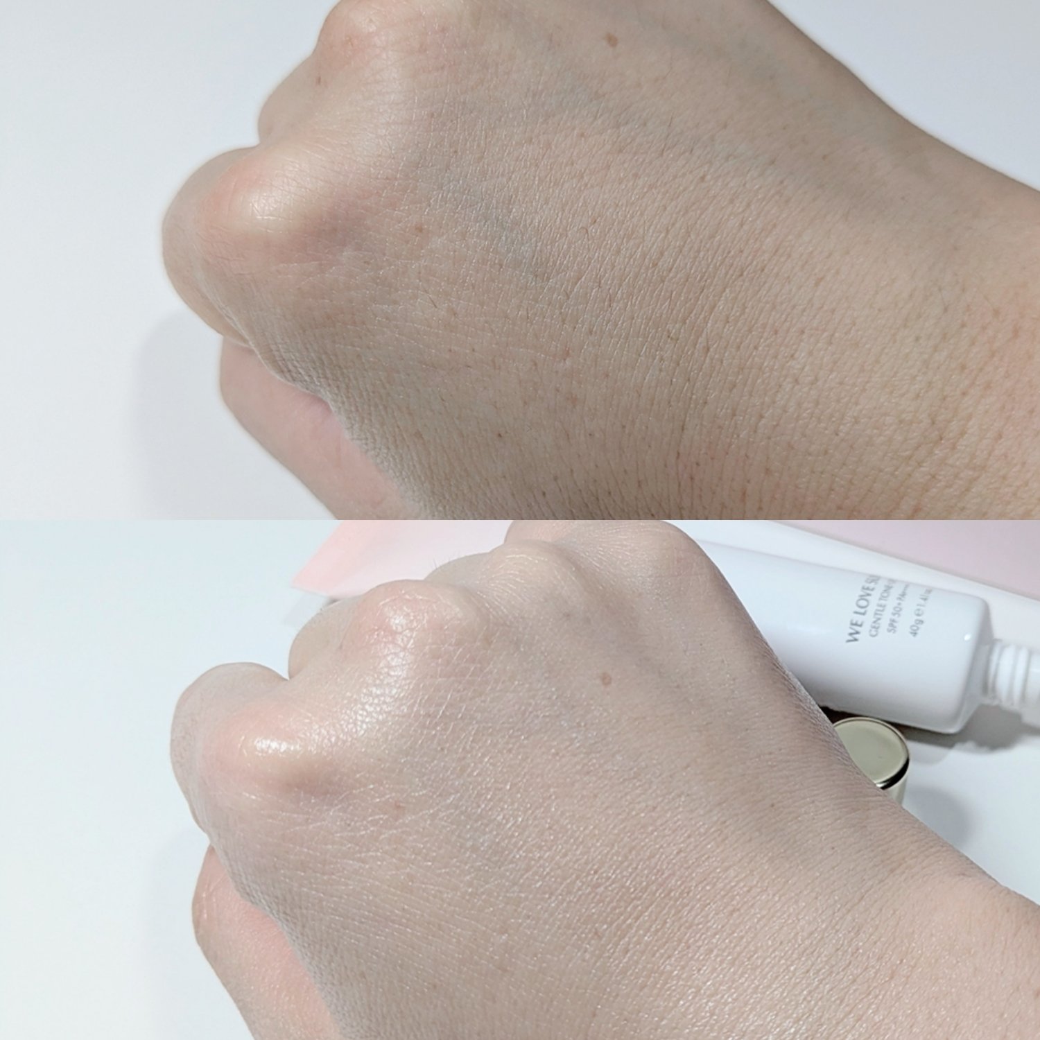 ウィーラブサン ジェントルトーンアップ UVクリーム/FEMMUE/日焼け止めクリームを使ったクチコミ（3枚目）