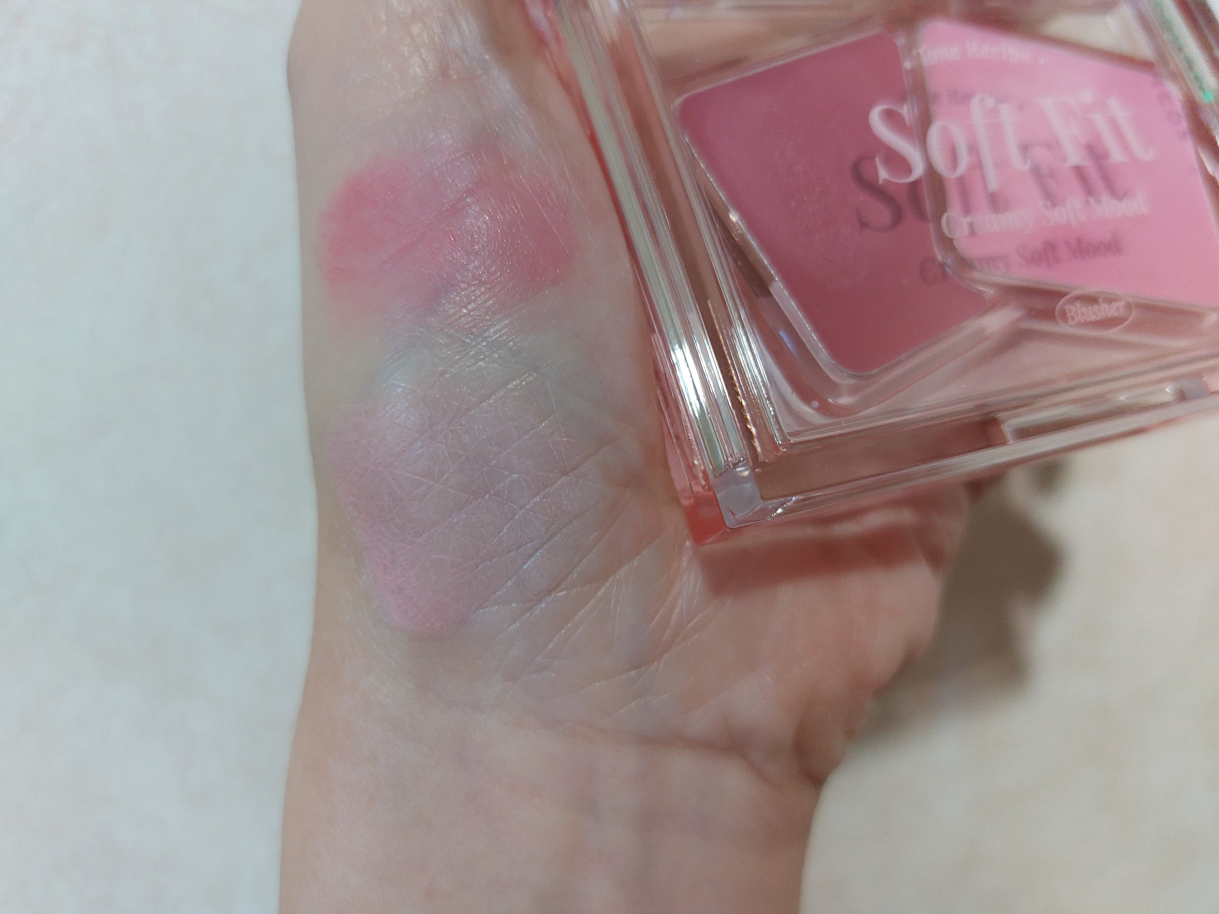 Soft Fitting Cream Blusher/フォレンコス/ジェル・クリームチークを使ったクチコミ（3枚目）