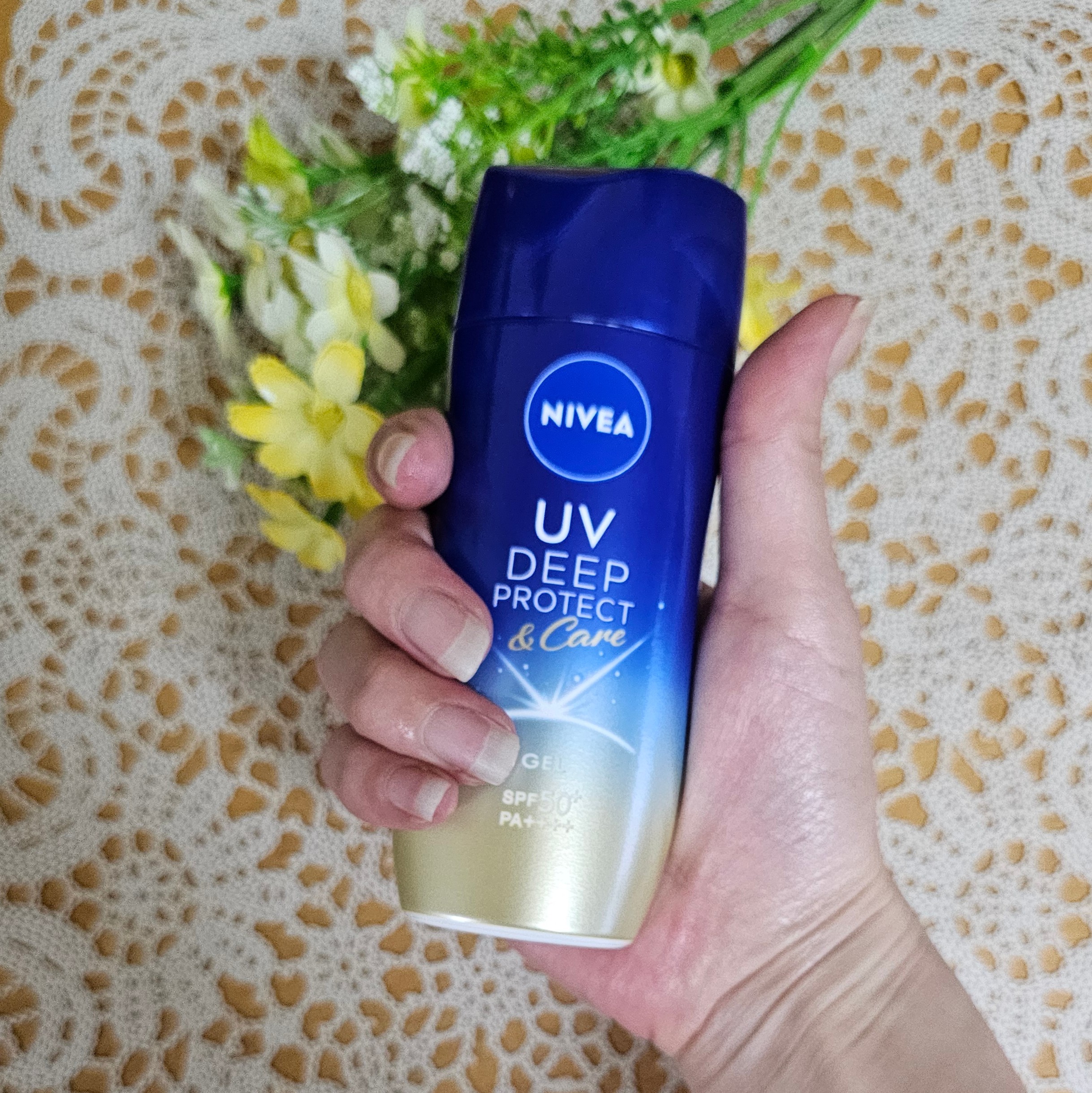 ニベアUV ディープ プロテクト＆ケア ジェル/ニベア/日焼け止めジェルを使ったクチコミ（3枚目）