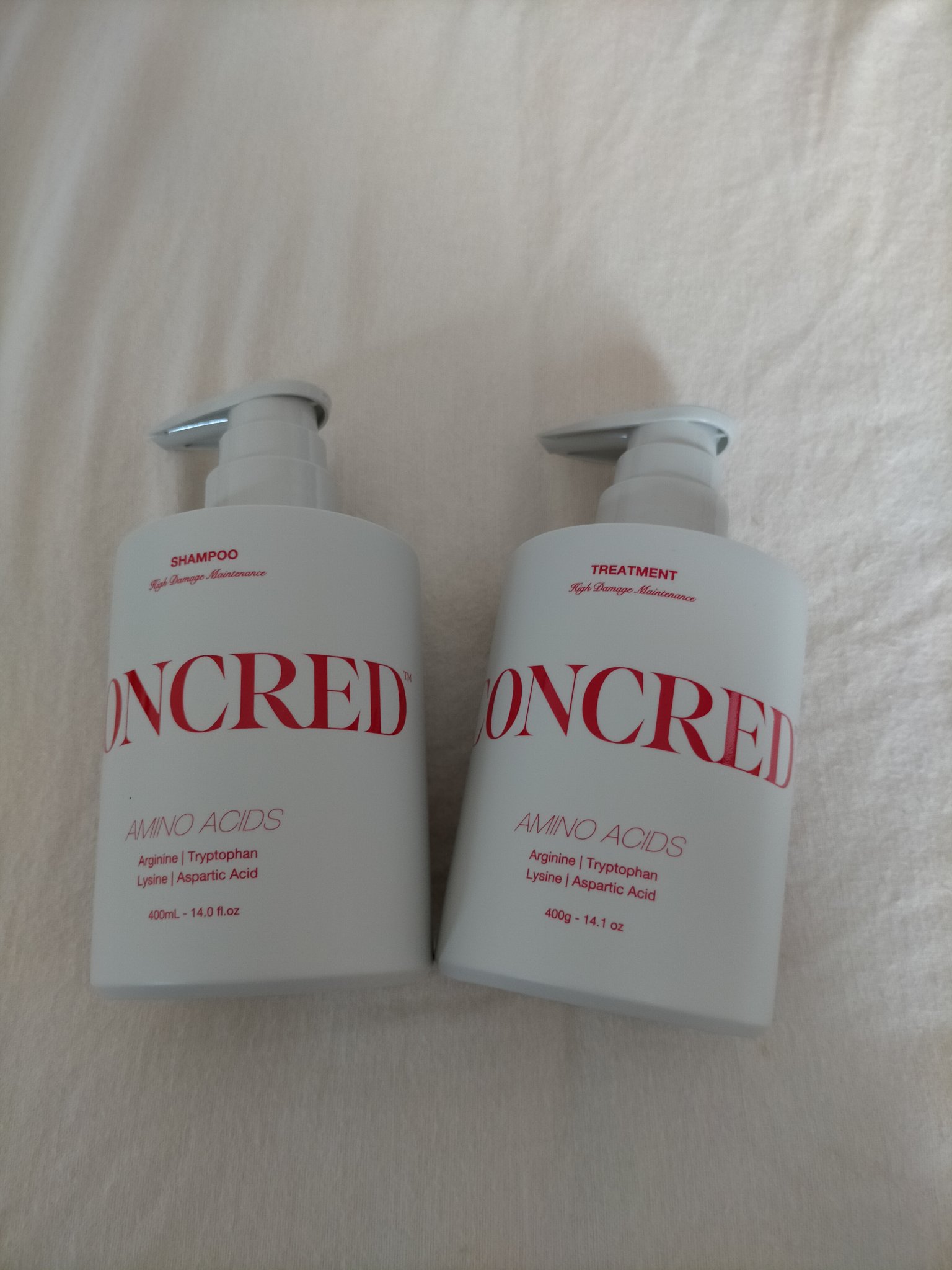 ハイダメージ メンテナンス シャンプー/トリートメント トリートメント 本体/matsukiyo CONCRED/市販シャンプーを使ったクチコミ（1枚目）