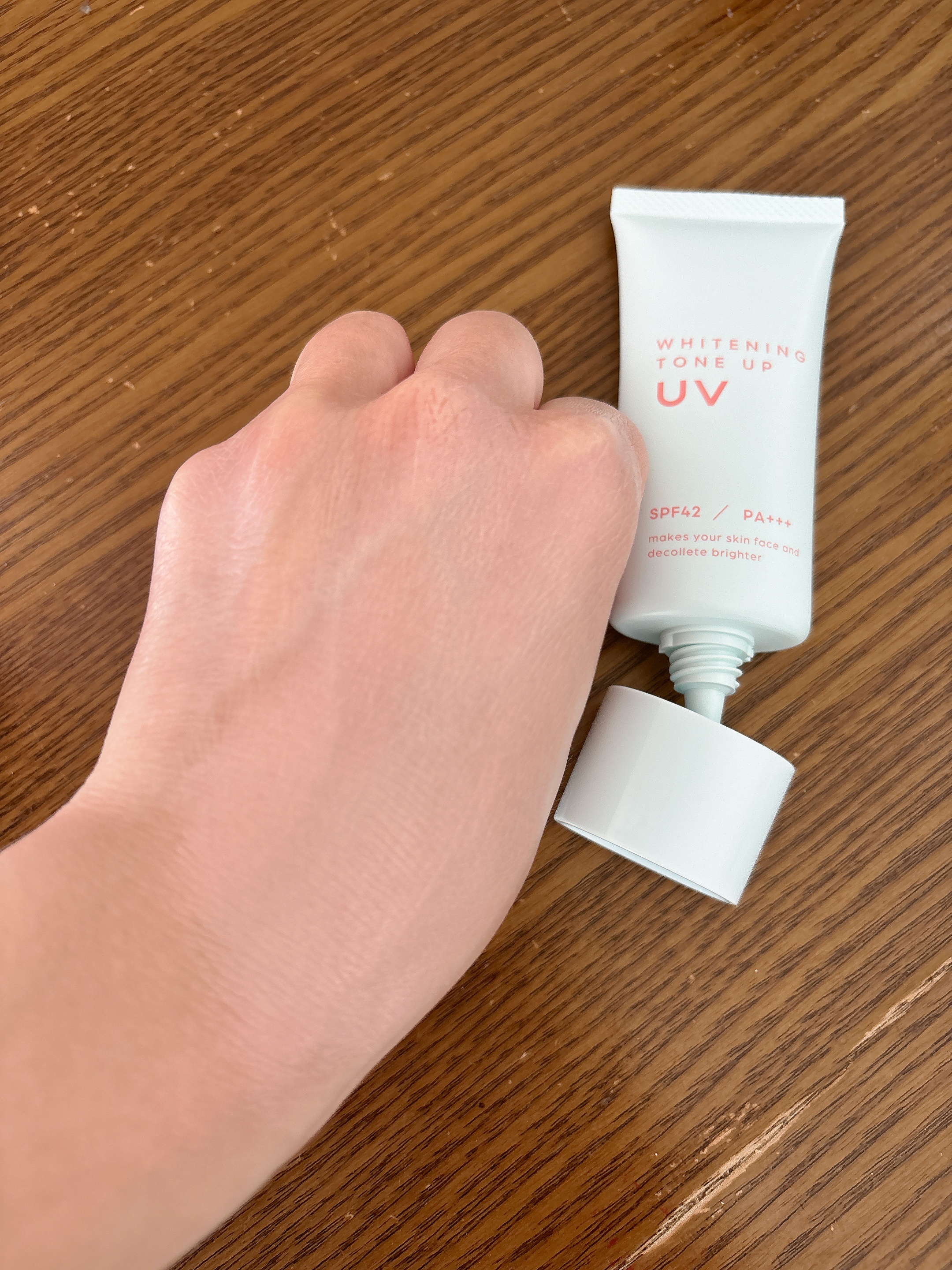 美白トーンアップUV/コージー/日焼け止めミルクを使ったクチコミ（3枚目）