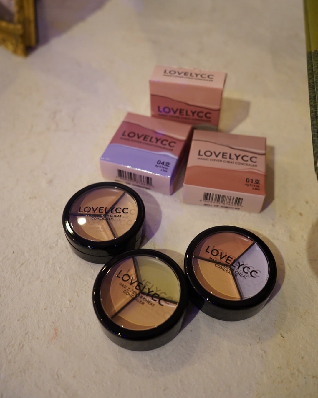 lovelycc マジックカバーチートコンシーラー/LOVELYCC/パレットコンシーラーを使ったクチコミ(8枚目)