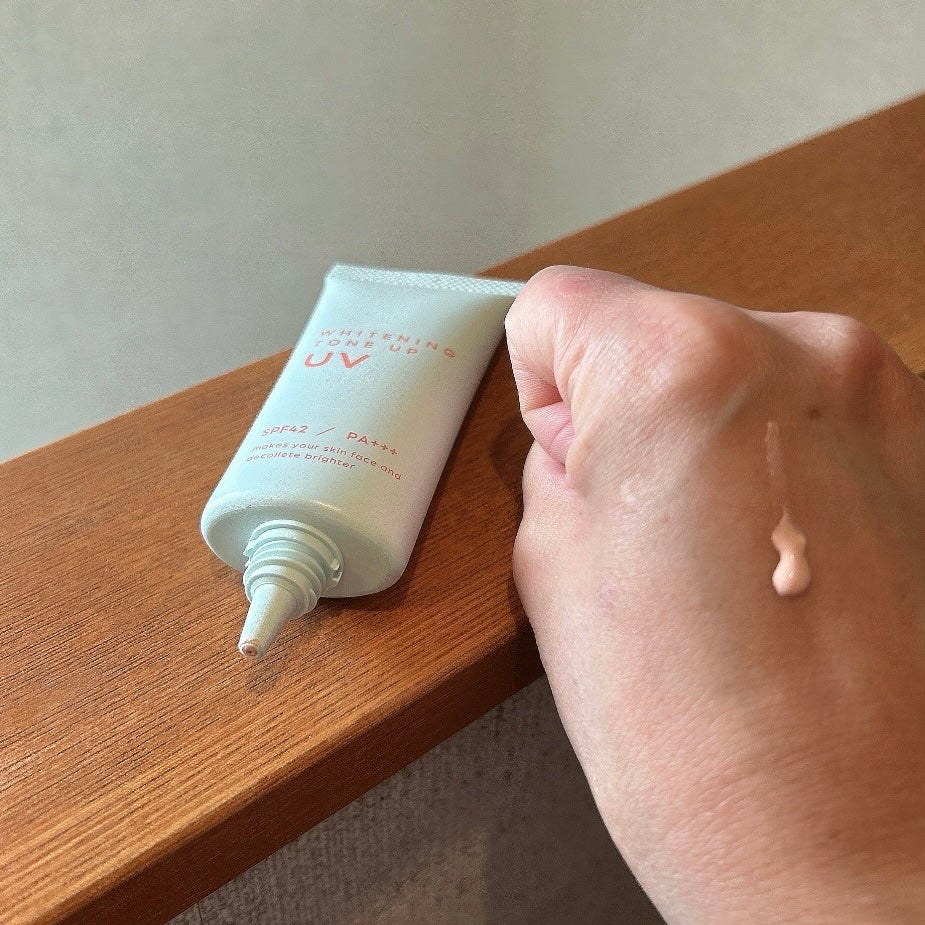 美白トーンアップUV/コージー/日焼け止めミルクを使ったクチコミ(2枚目)