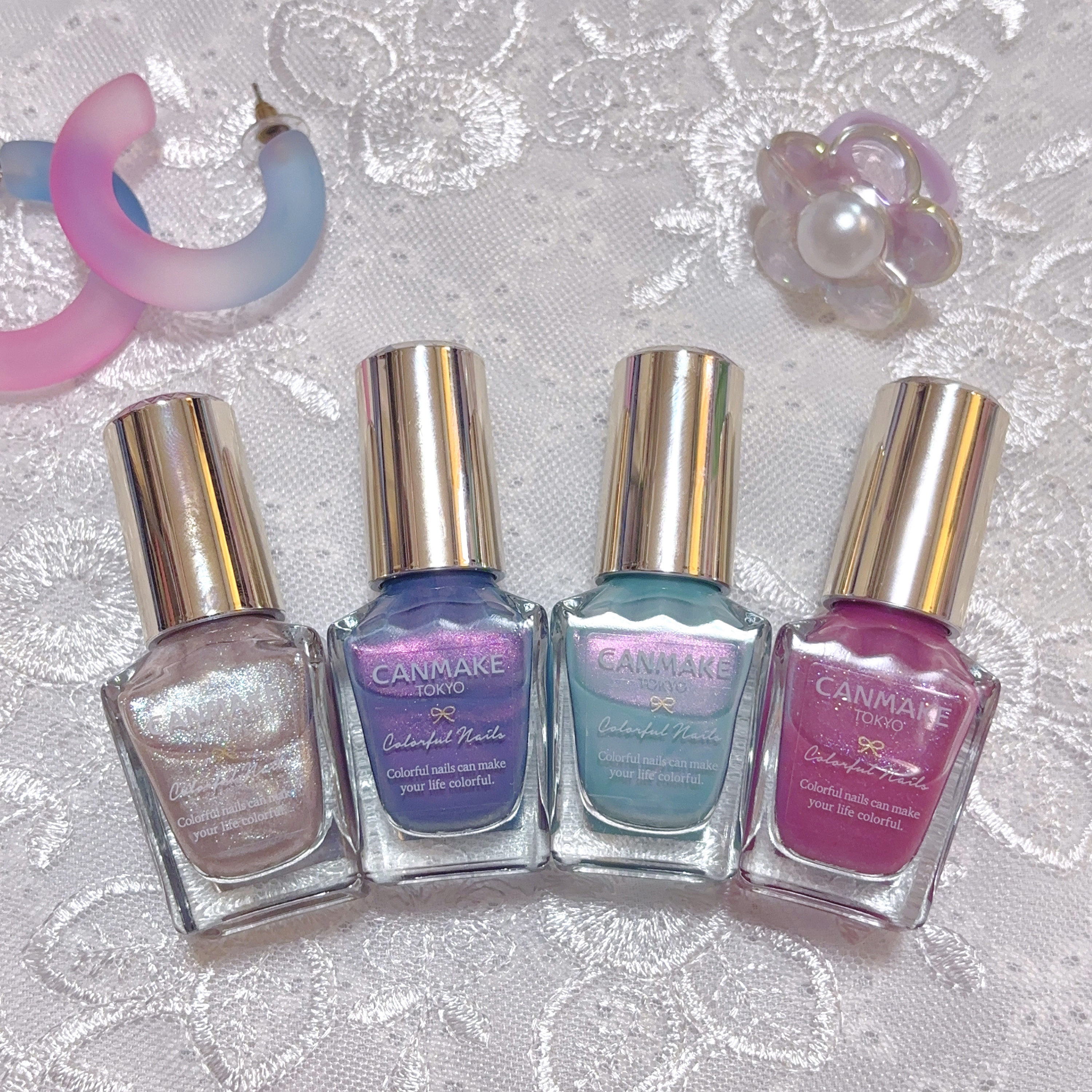 カラフルネイルズ/キャンメイク/マニキュアを使ったクチコミ（1枚目）