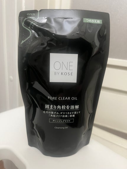 ポアクリア オイル つめかえ用 160ml/ONE BY KOSE/オイルクレンジングを使ったクチコミ(1枚目)