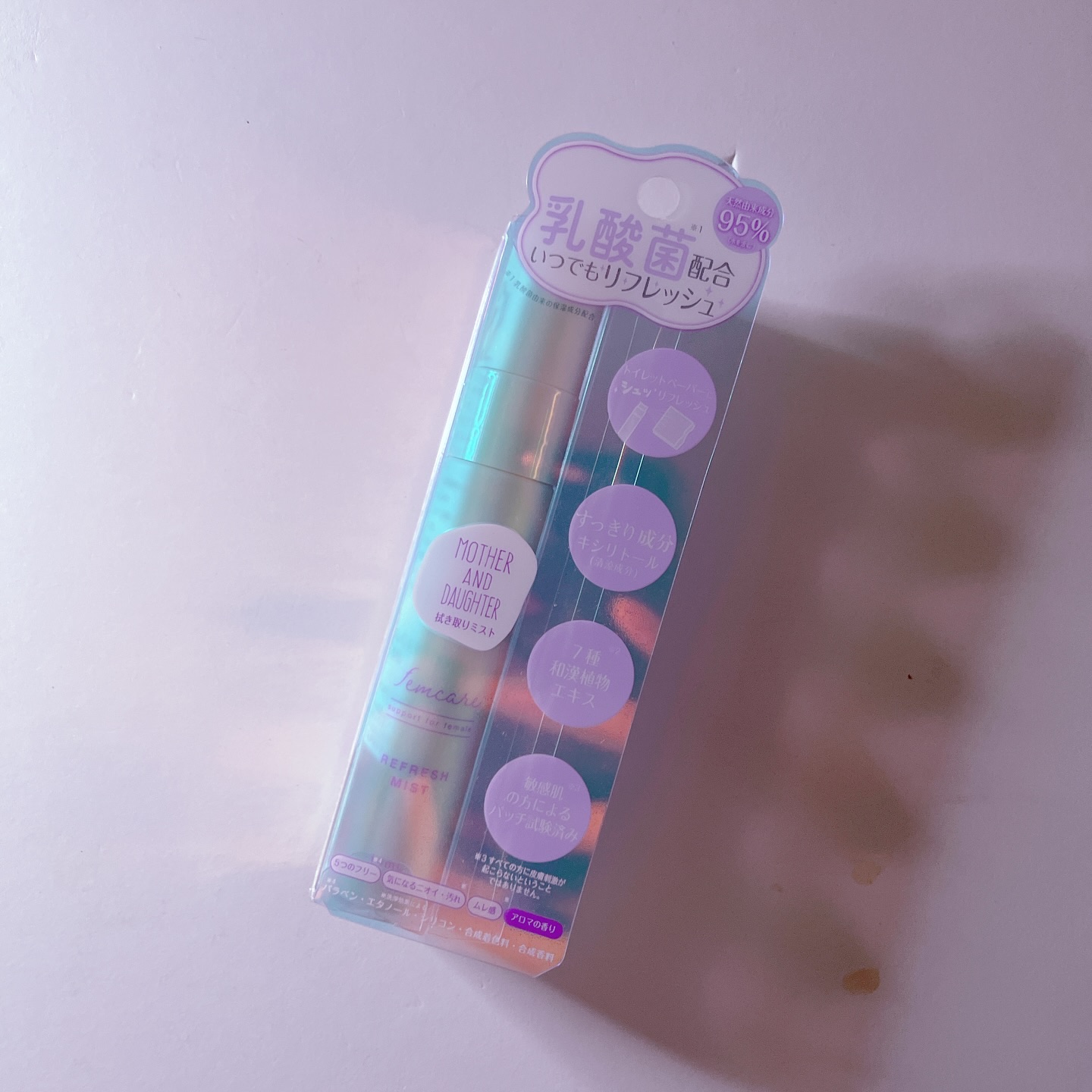 マザー＆ドーター デリケート拭き取りミスト/Mother&Daughter/デリケートゾーンケアを使ったクチコミ（1枚目）