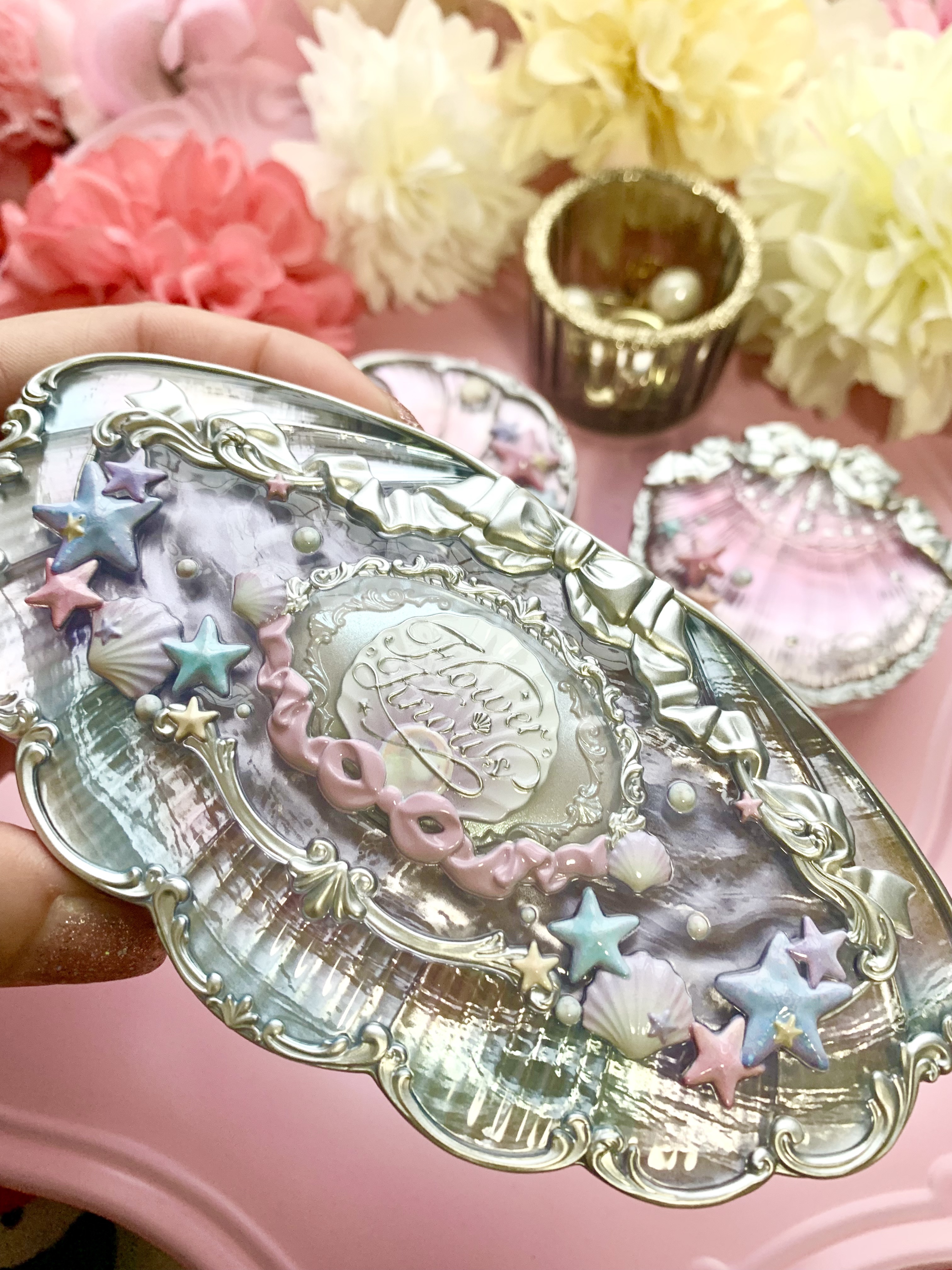 シェルズジュエルコレクション 6色アイシャドウパレット/FlowerKnows/アイシャドウパレットを使ったクチコミ（3枚目）