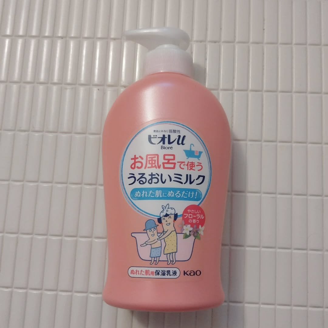 お風呂で使う うるおいミルク やさしいフローラルの香り/ビオレu/ボディミルクを使ったクチコミ(1枚目)