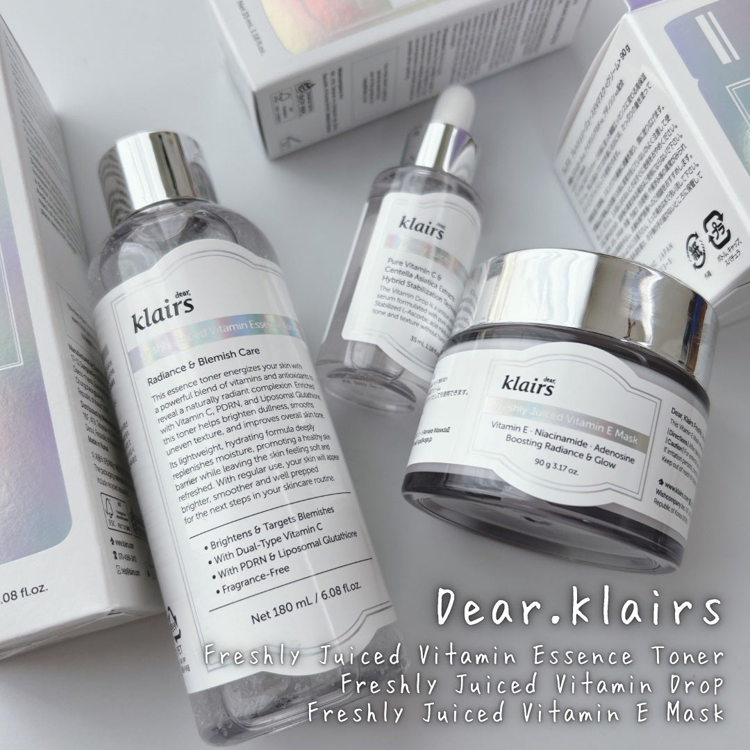 フレッシュリージュースドビタミンドロップ(35ml)/Klairs/美容液を使ったクチコミ(8枚目)