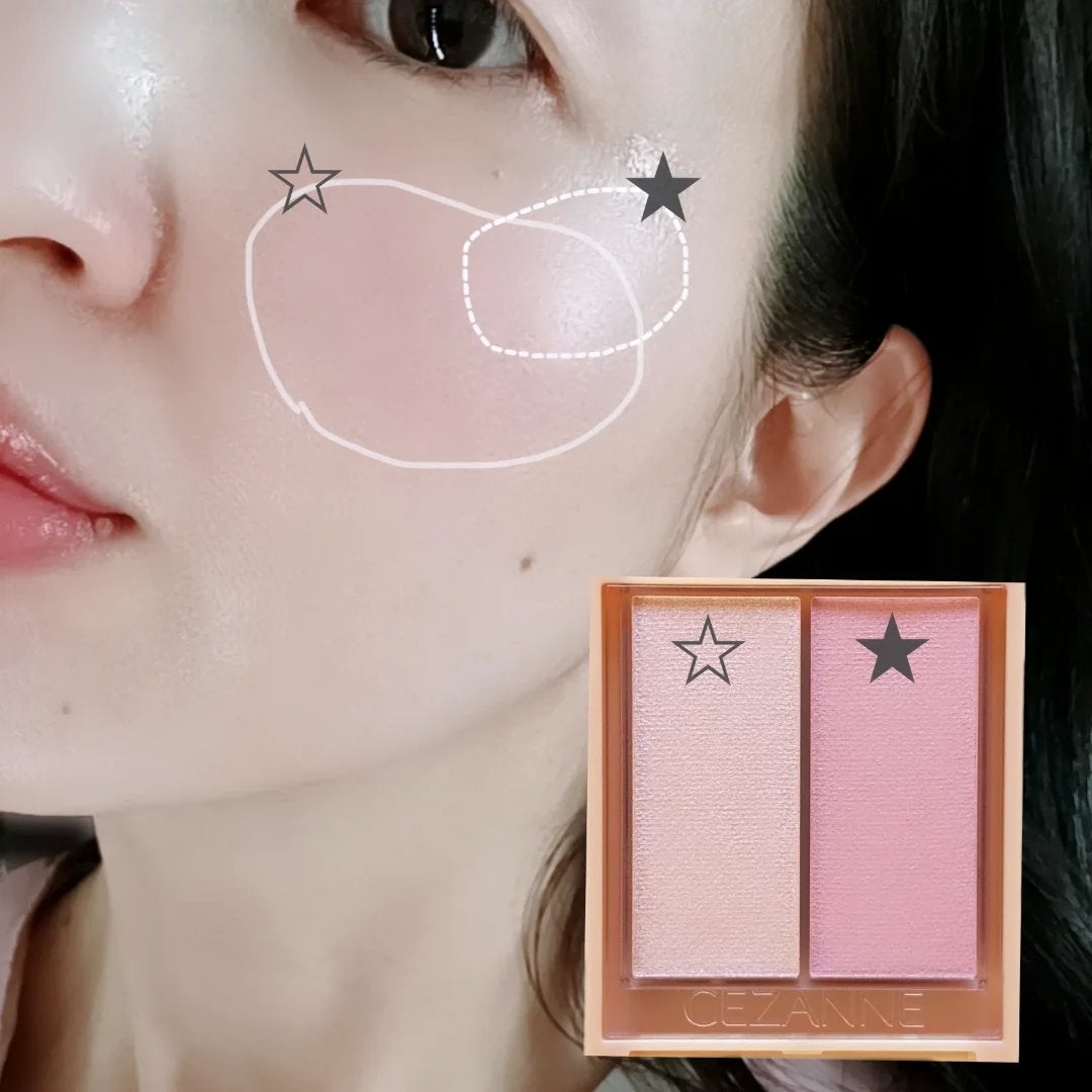 フェイスグロウカラー/CEZANNE/クリームハイライトを使ったクチコミ(4枚目)