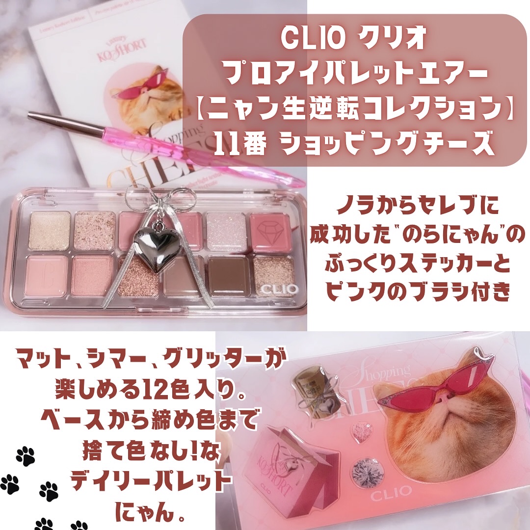 プロ アイ パレット エアー/CLIO/アイシャドウパレットを使ったクチコミ（2枚目）